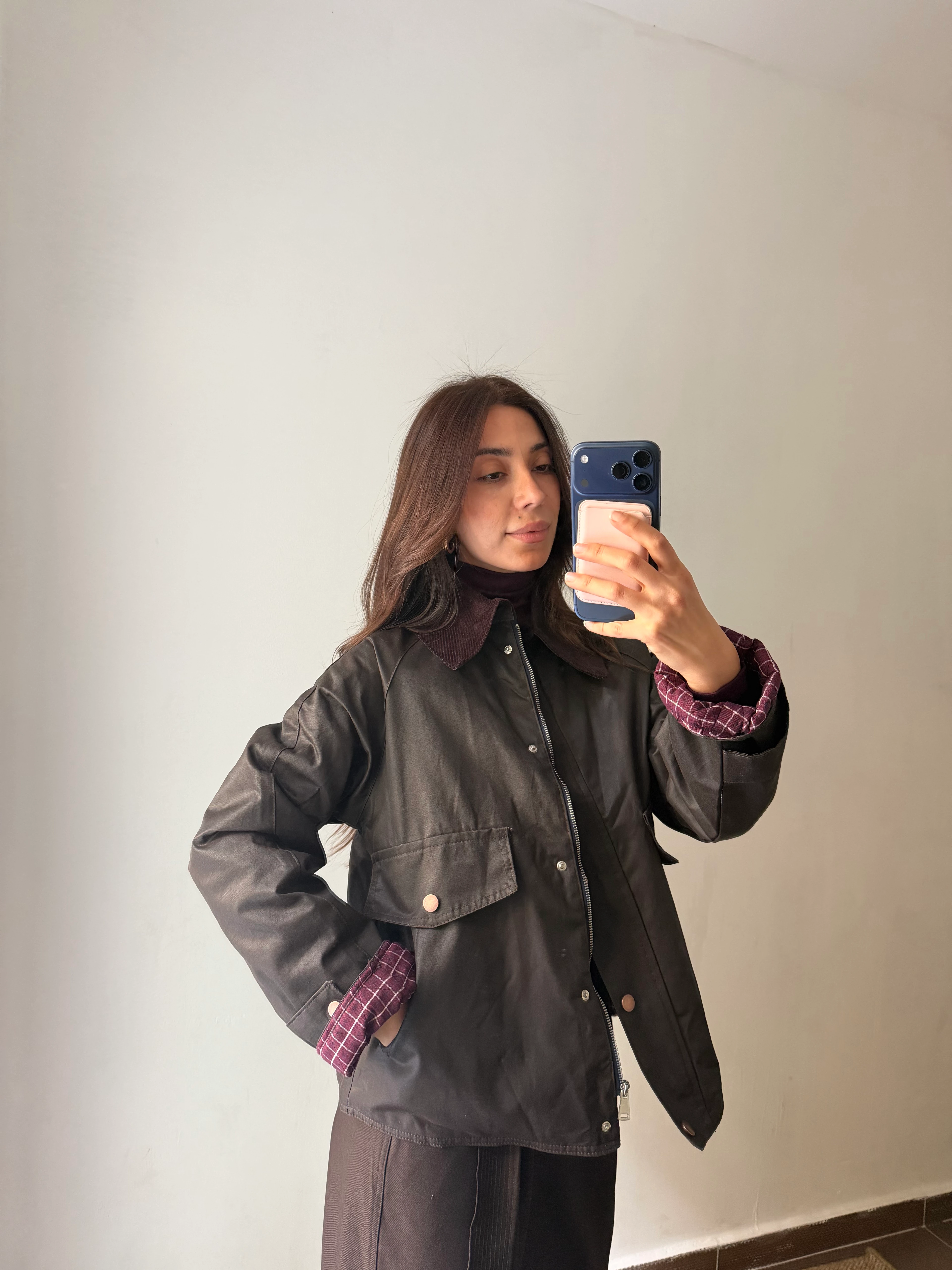 MUMLU KADİFE YAKA CEKET 