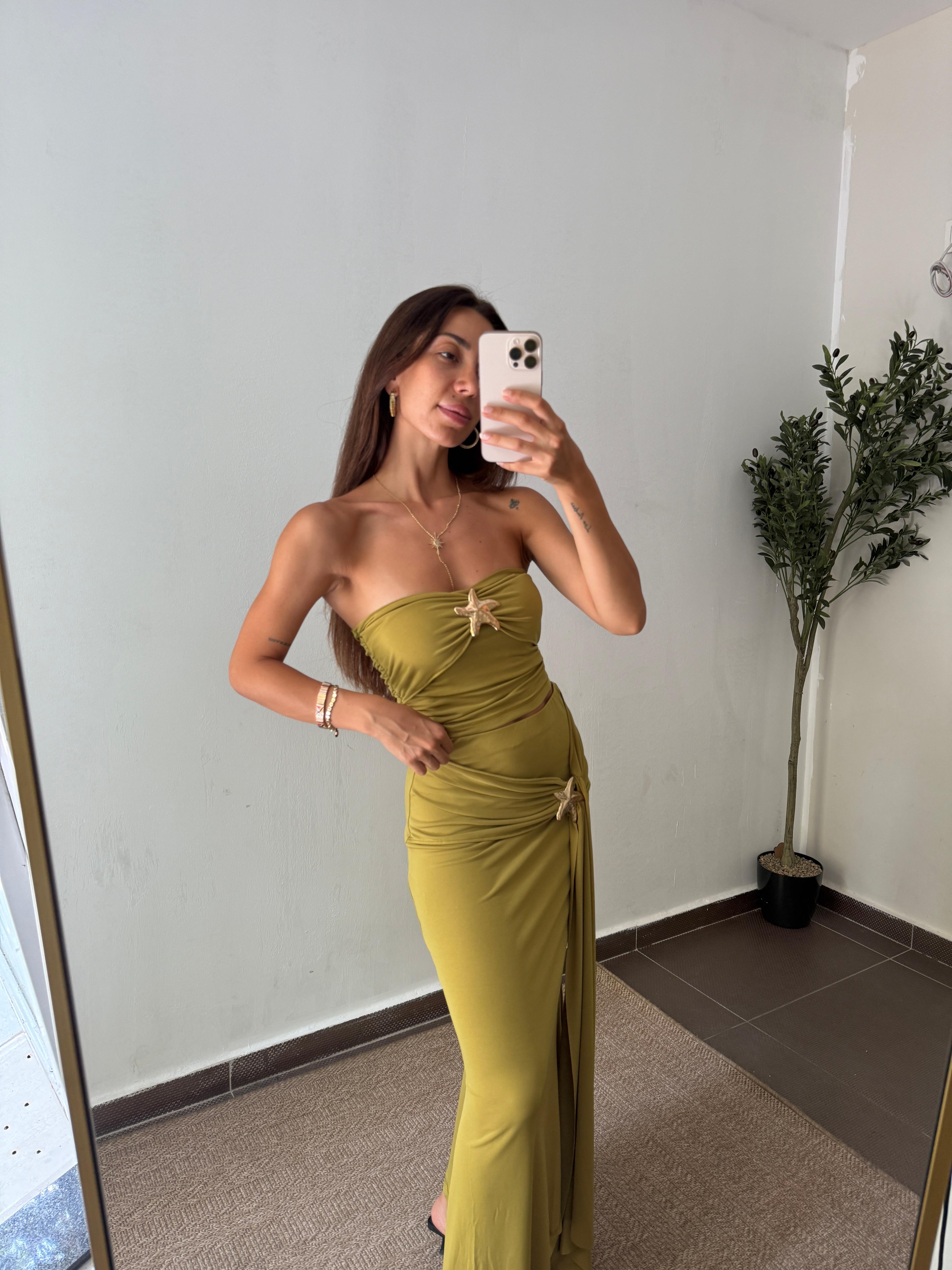 GOLD DENİZ TAKIM CHERİE YAĞYEŞİL