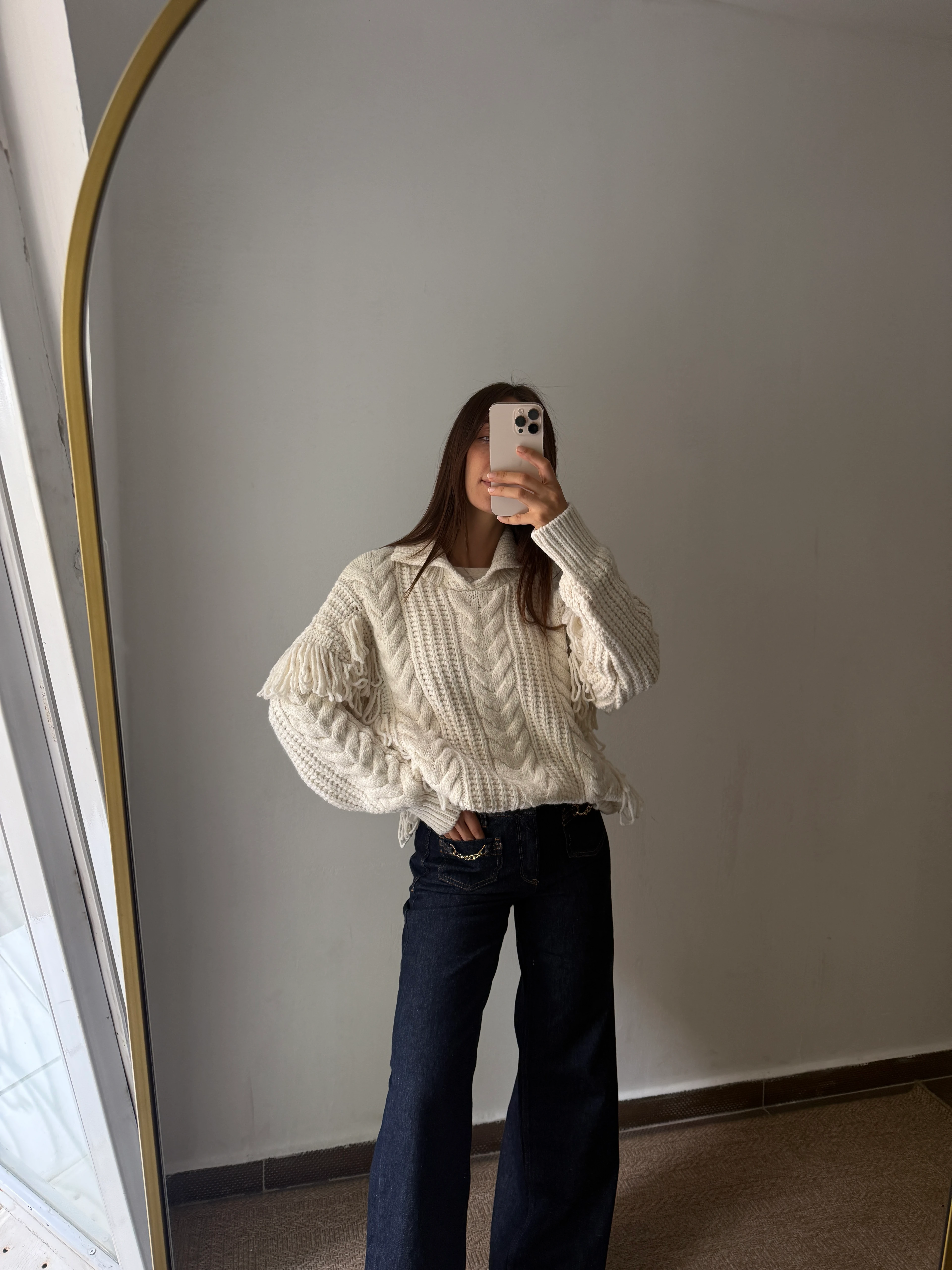 CEP DETAYLI ORTA BEL JEAN 