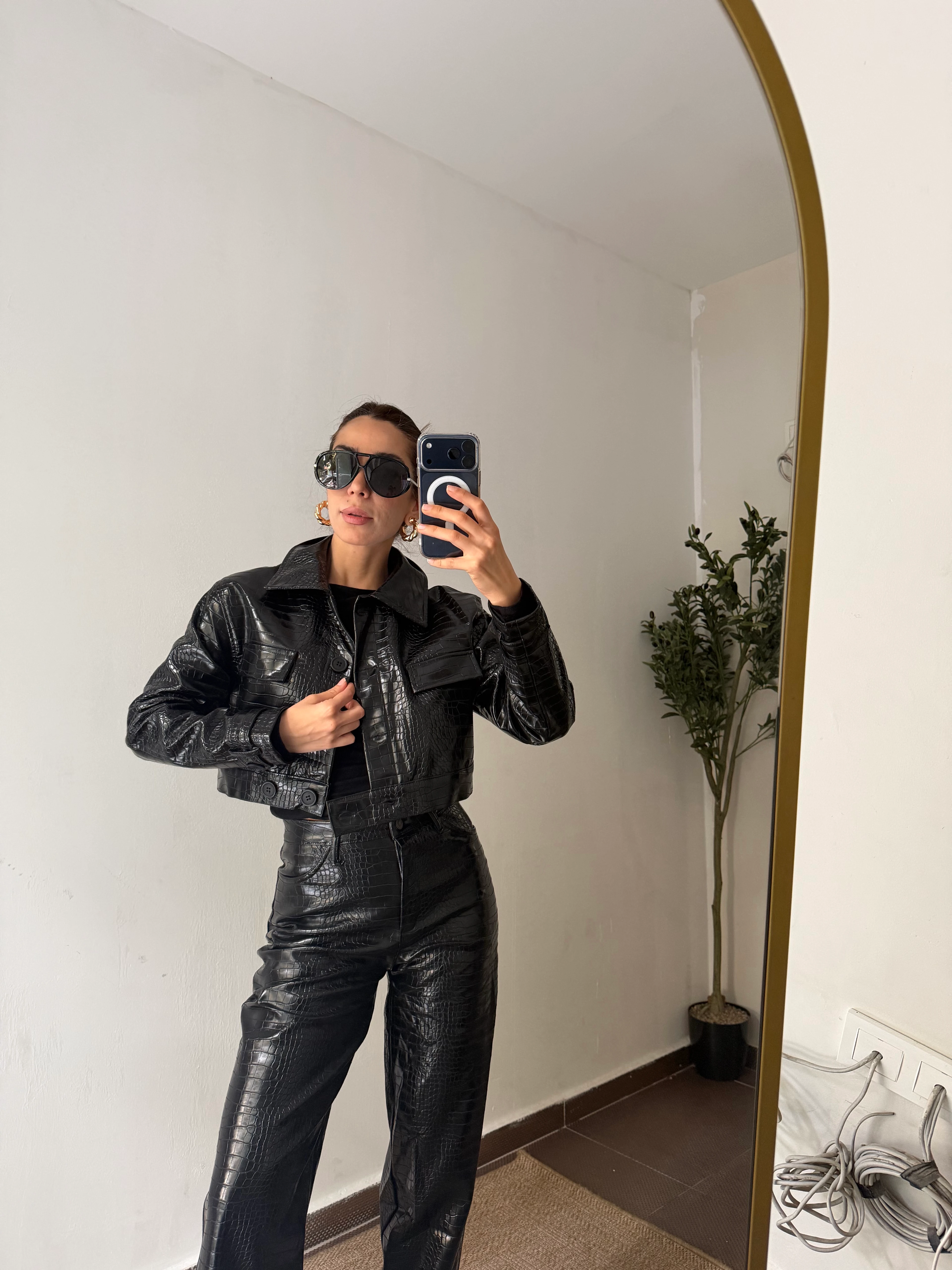 KROKODİL ÇEKET PANTALON TAKIM 