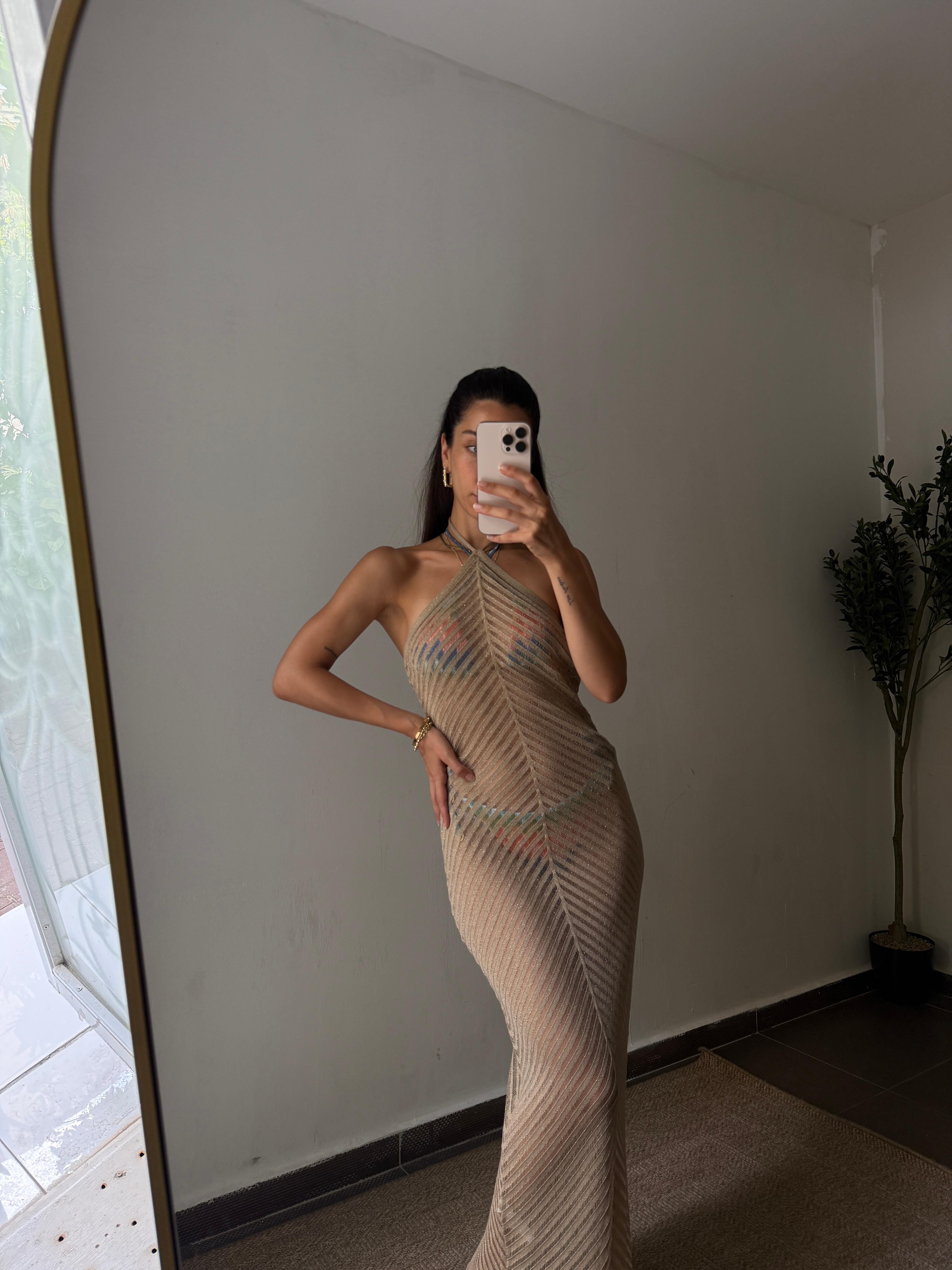 GOLD MAXi BEACH ELBİSE