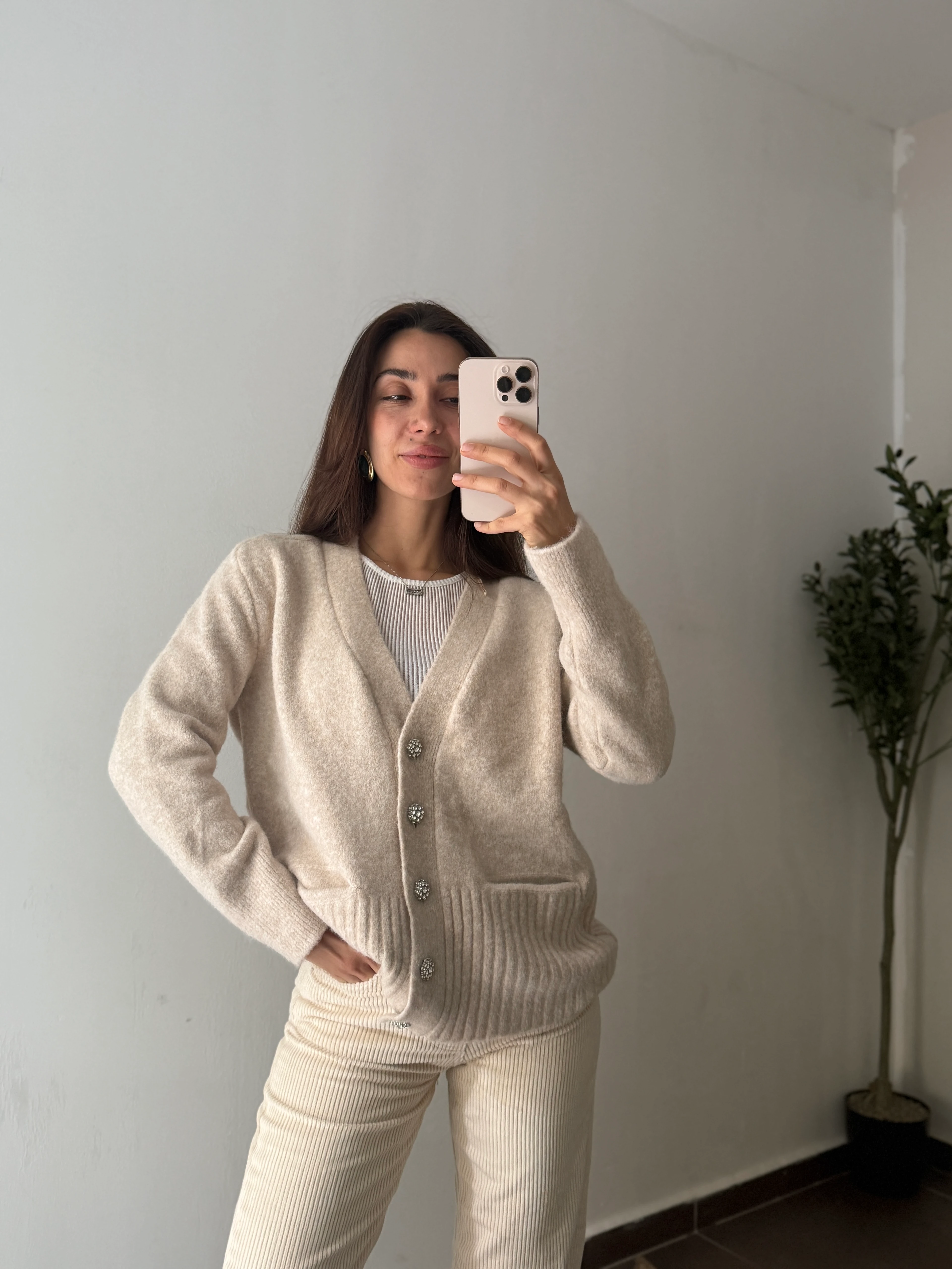 IŞILTILI DÜĞME DETAY HIRKA