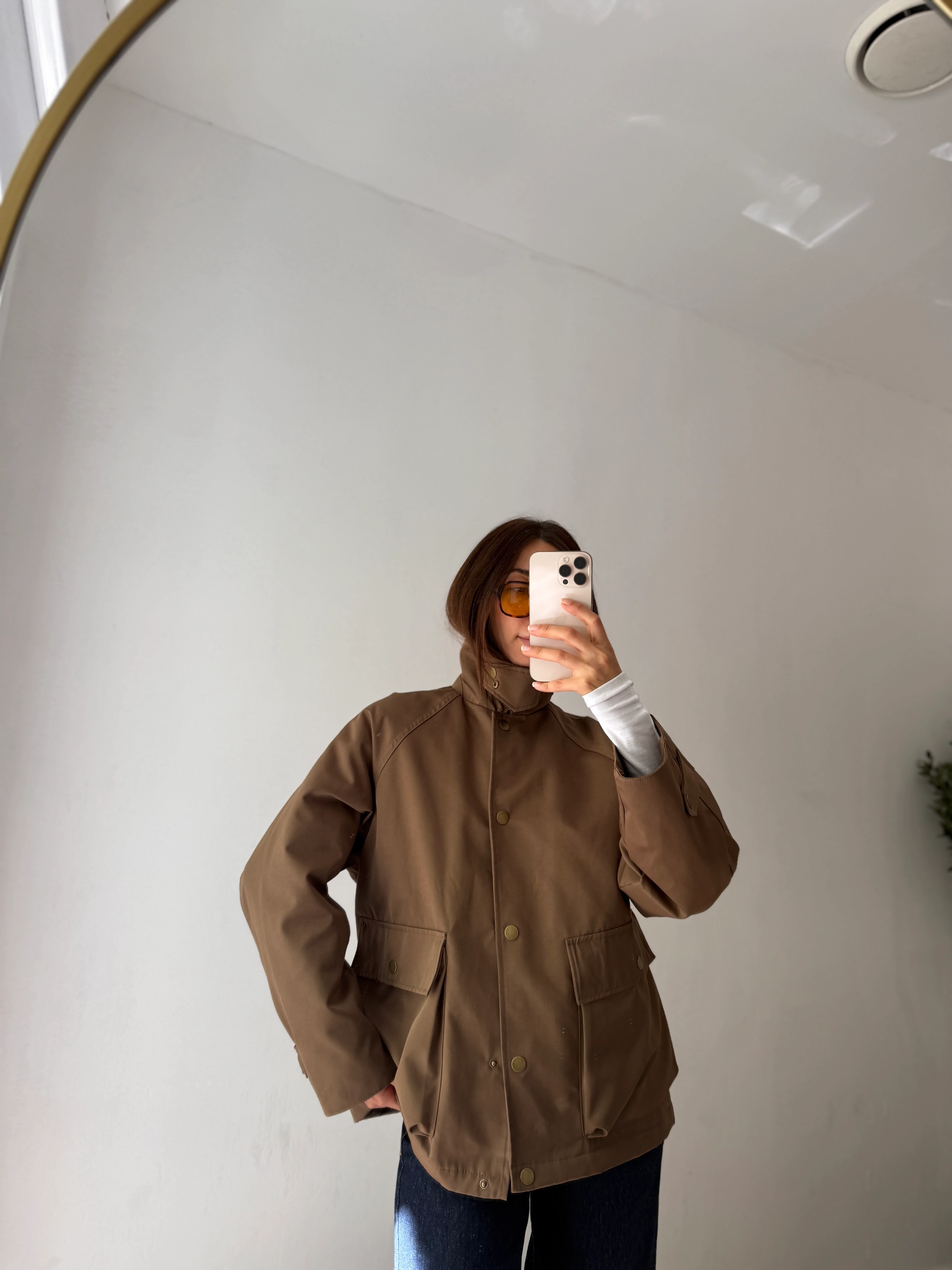 KADİFE YAKA DETAYLI CEKET 