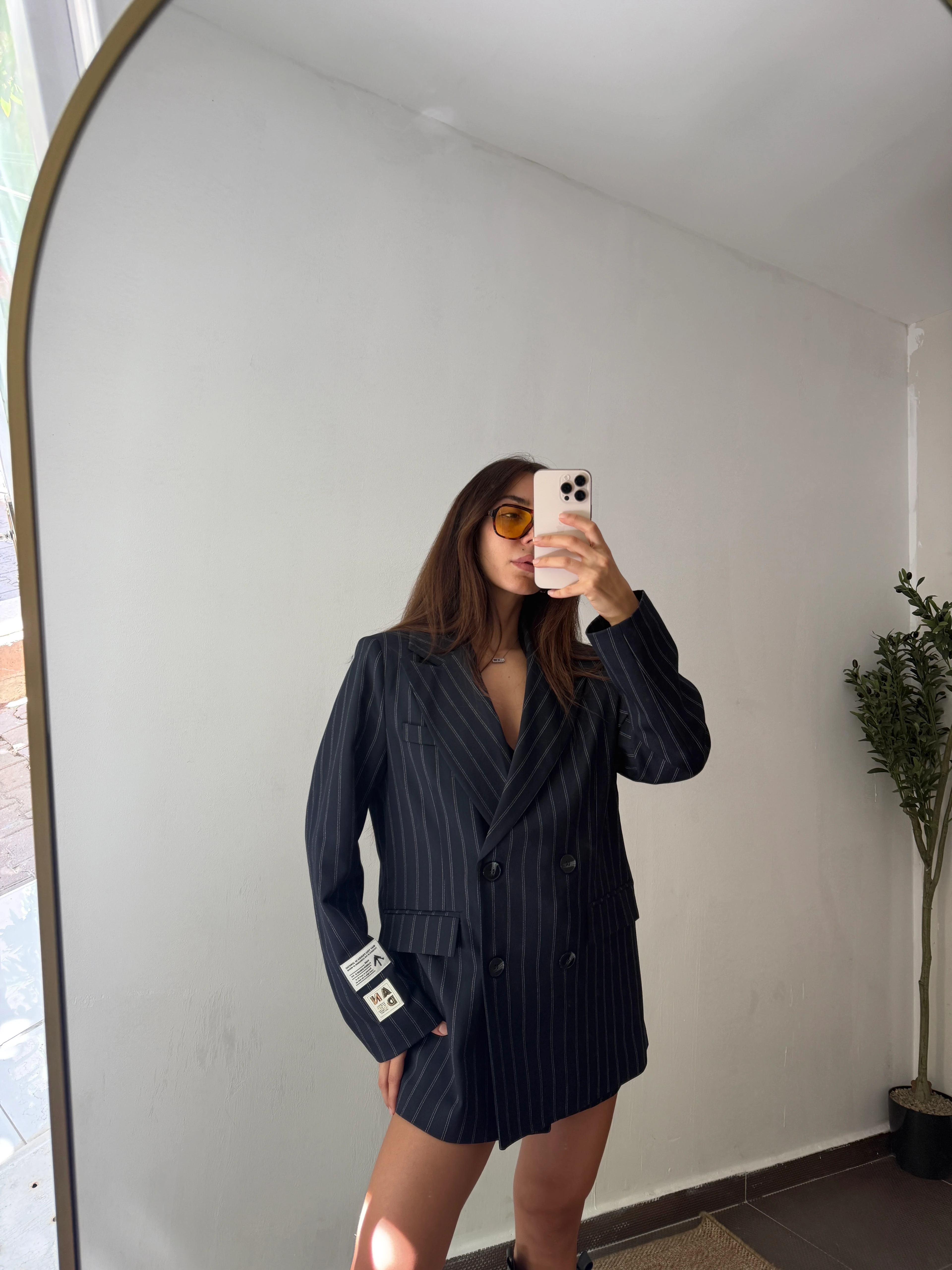 PREMİUM ÇİZGİLİ BLAZER CEKET 