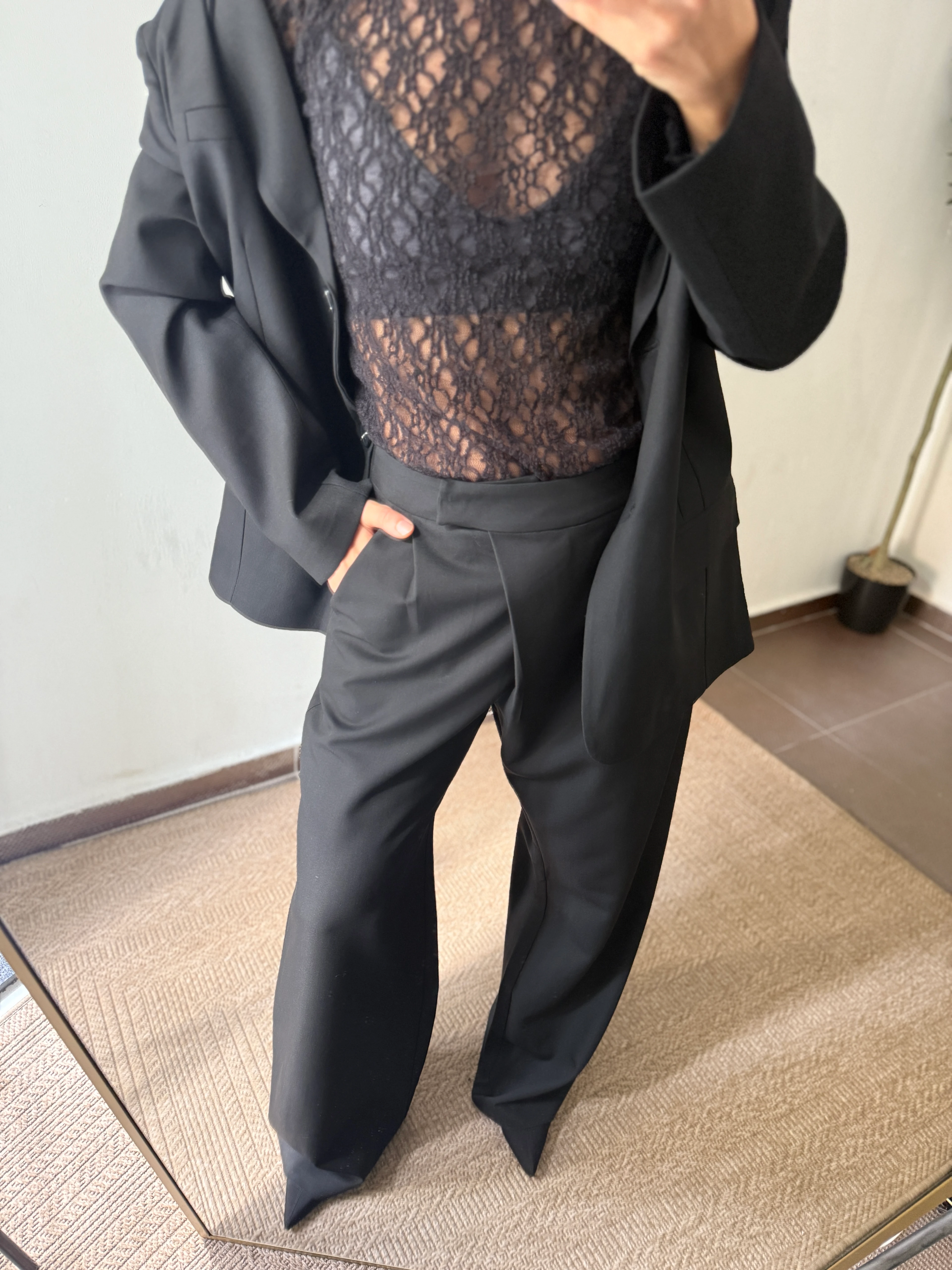 TASARIM ASİMETRİK PALAZZO PANTOLON