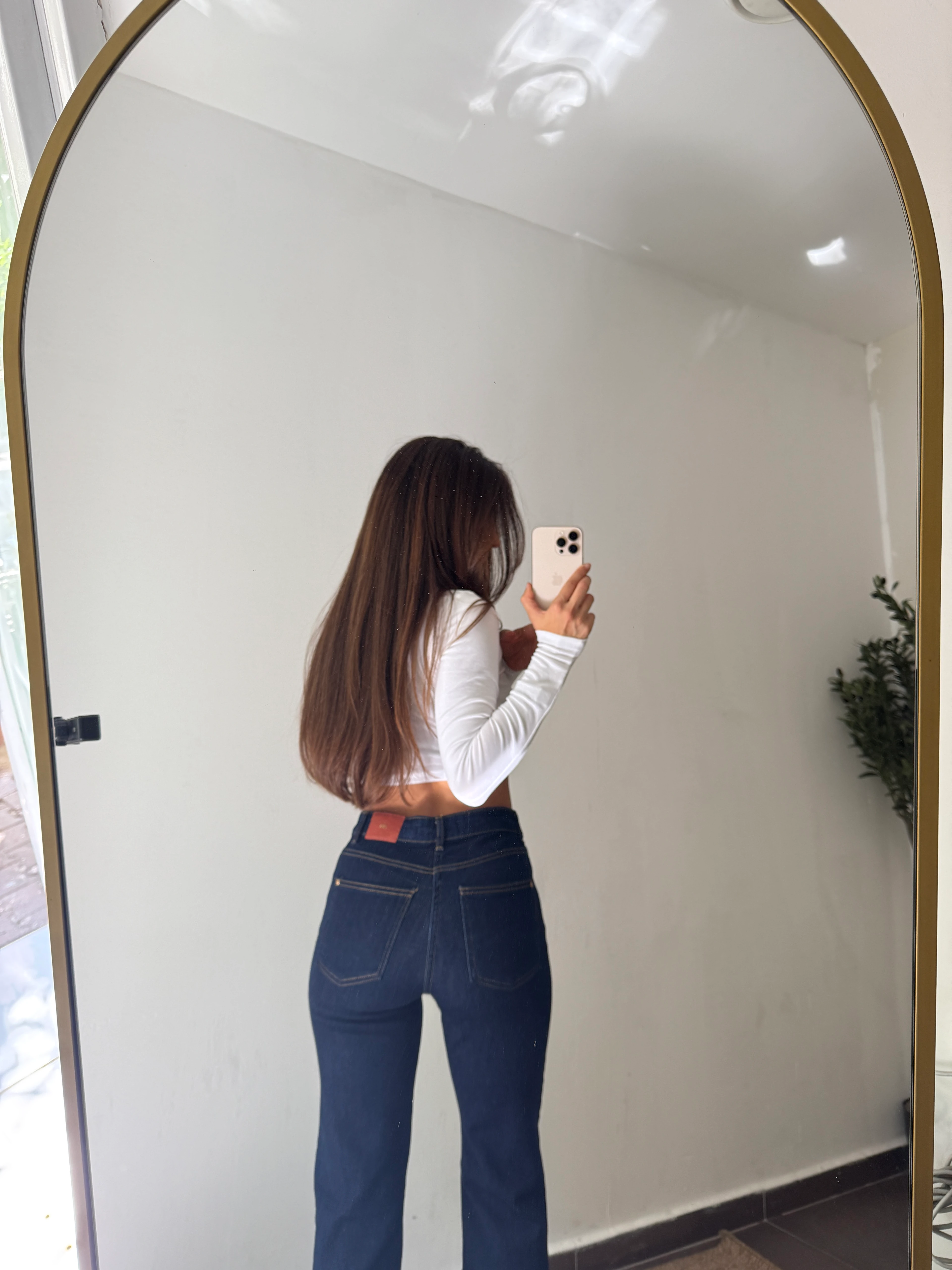 FLARE KOYU RENK JEAN 