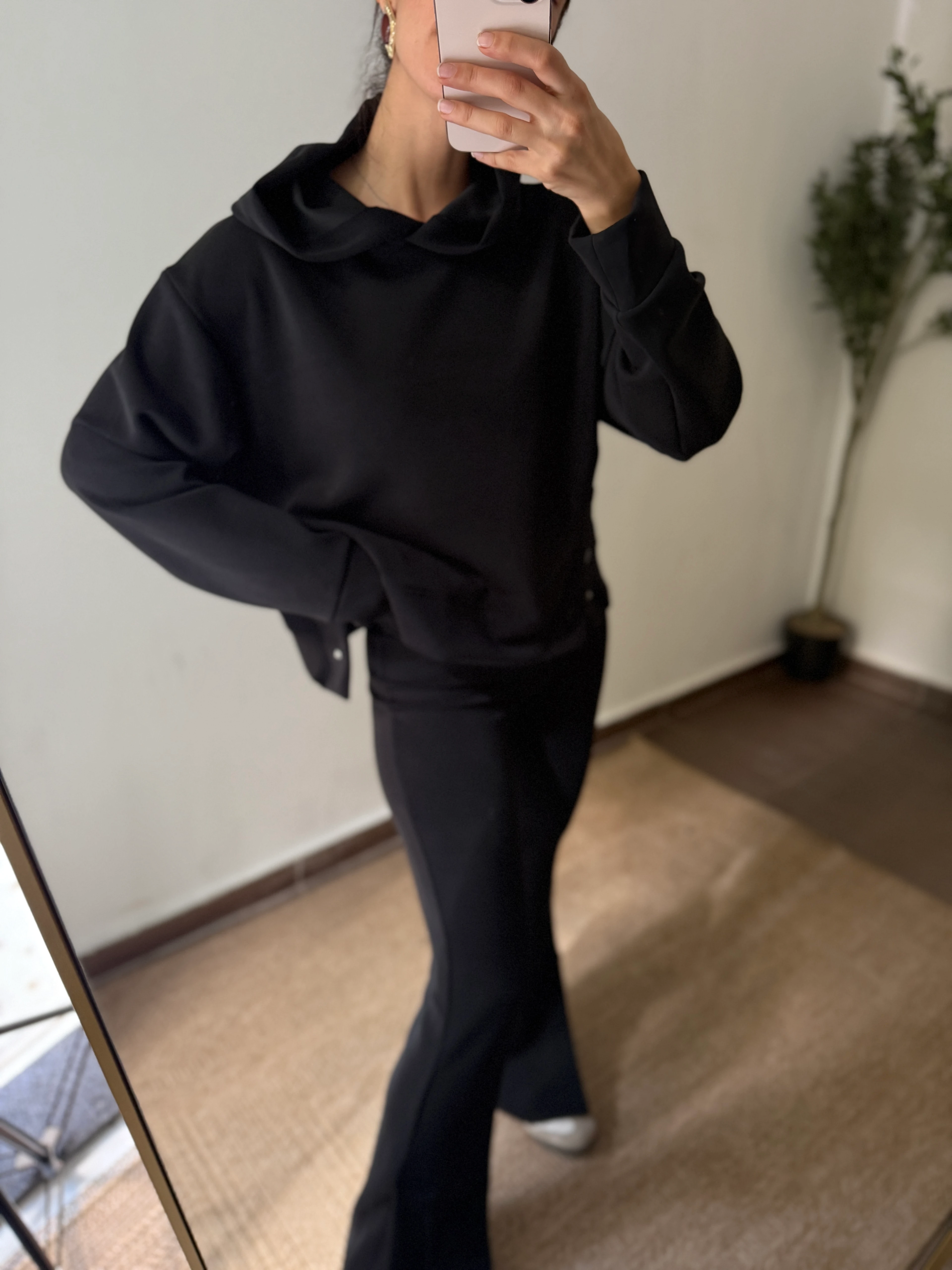 MODAL KUMAŞ İSPANYOL PAÇA EŞOFMAN TAKIMI