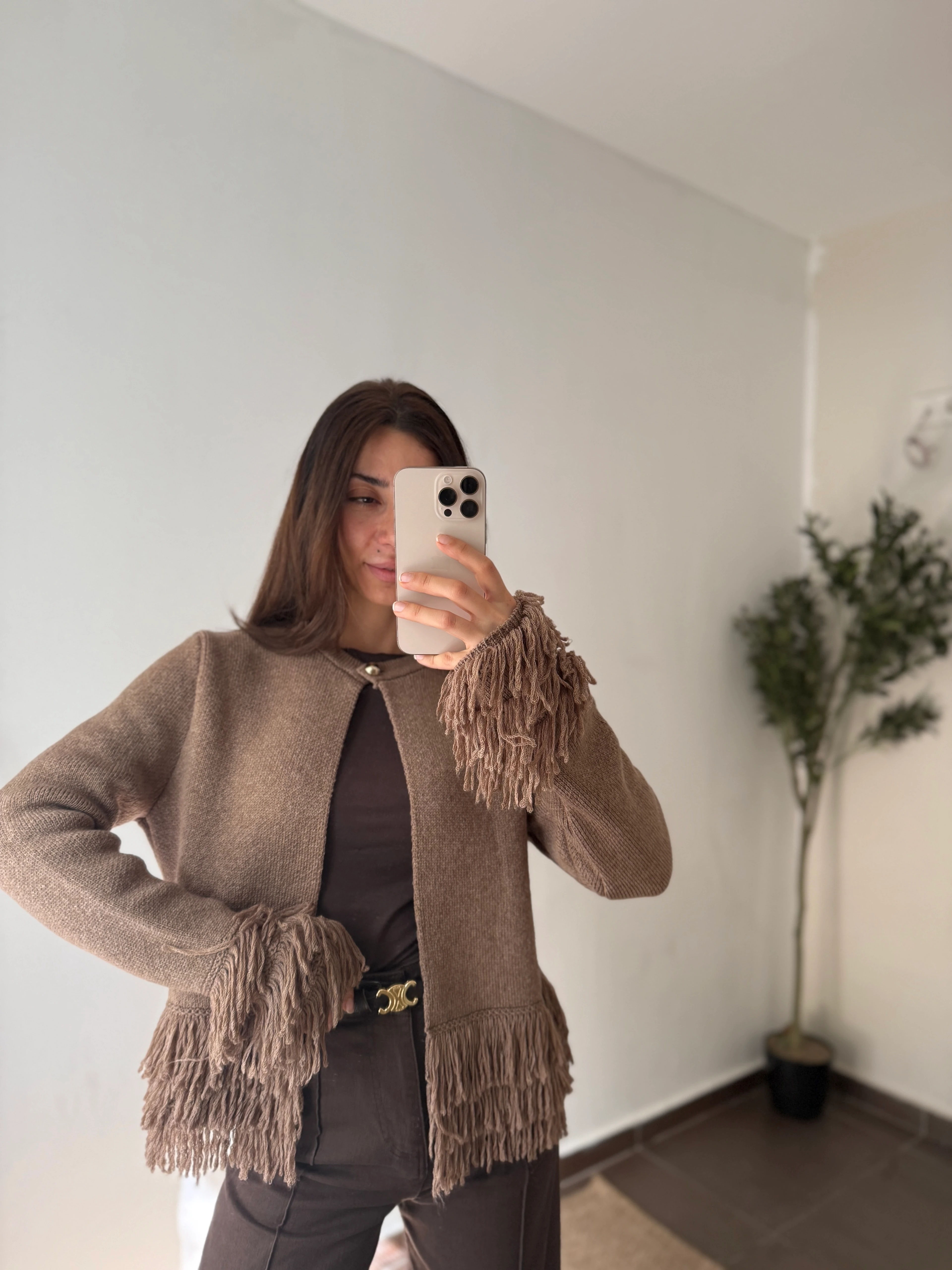 PÜSKÜL DETAY PREMİUM HIRKA