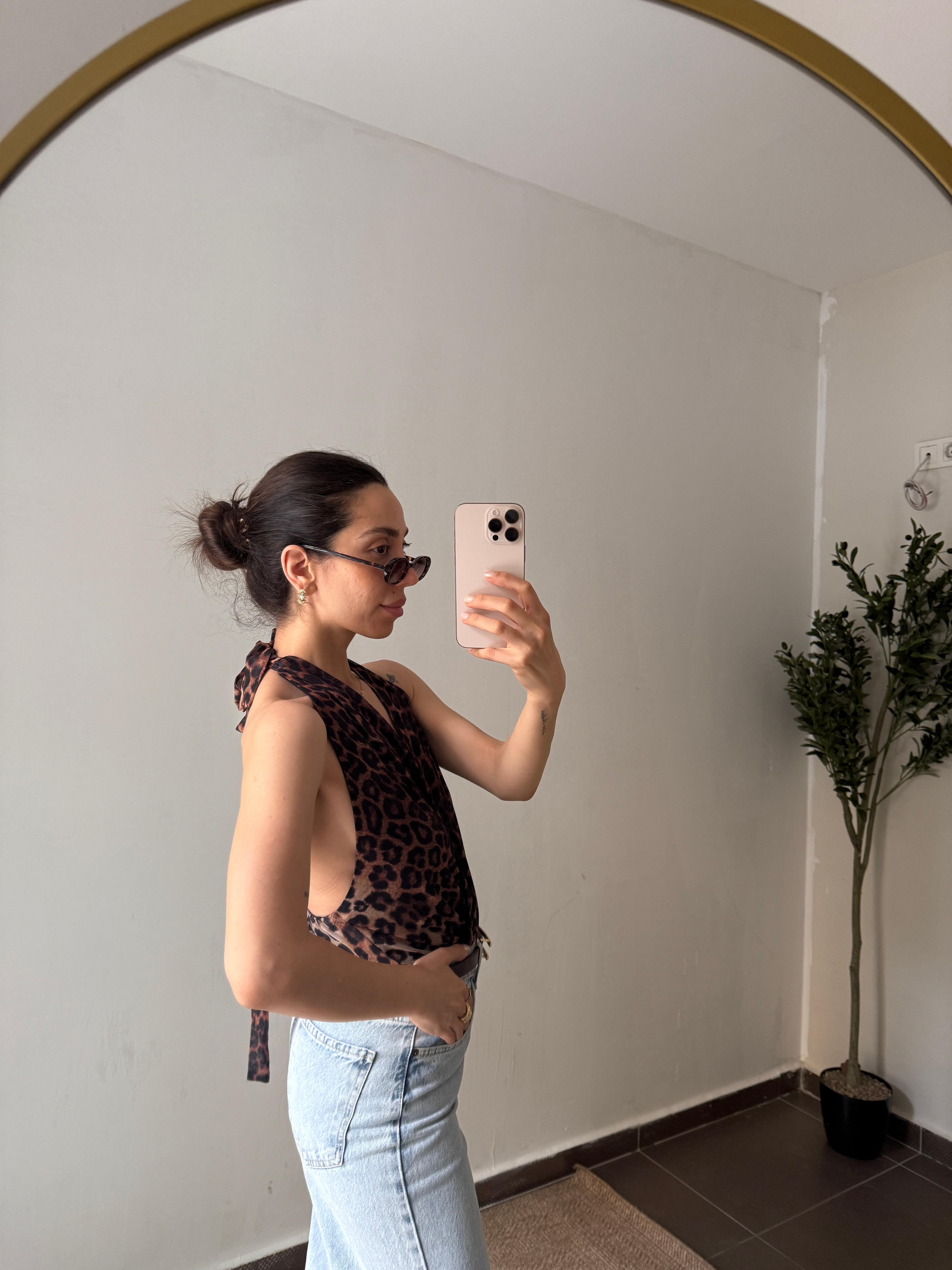 LEOPAR BODYSUİT