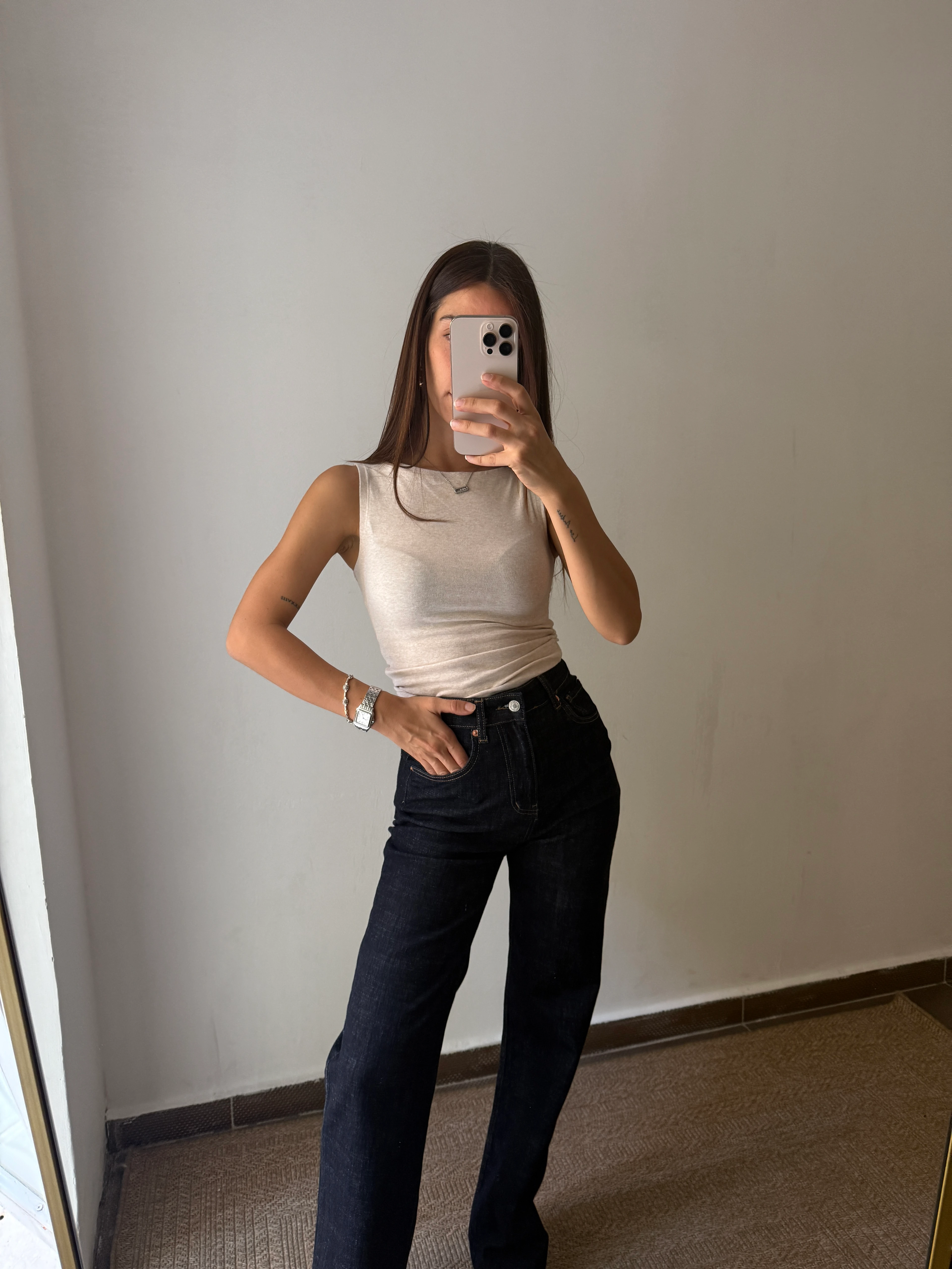 KOYU RENK STRAİGHT MRK MODEL JEAN 