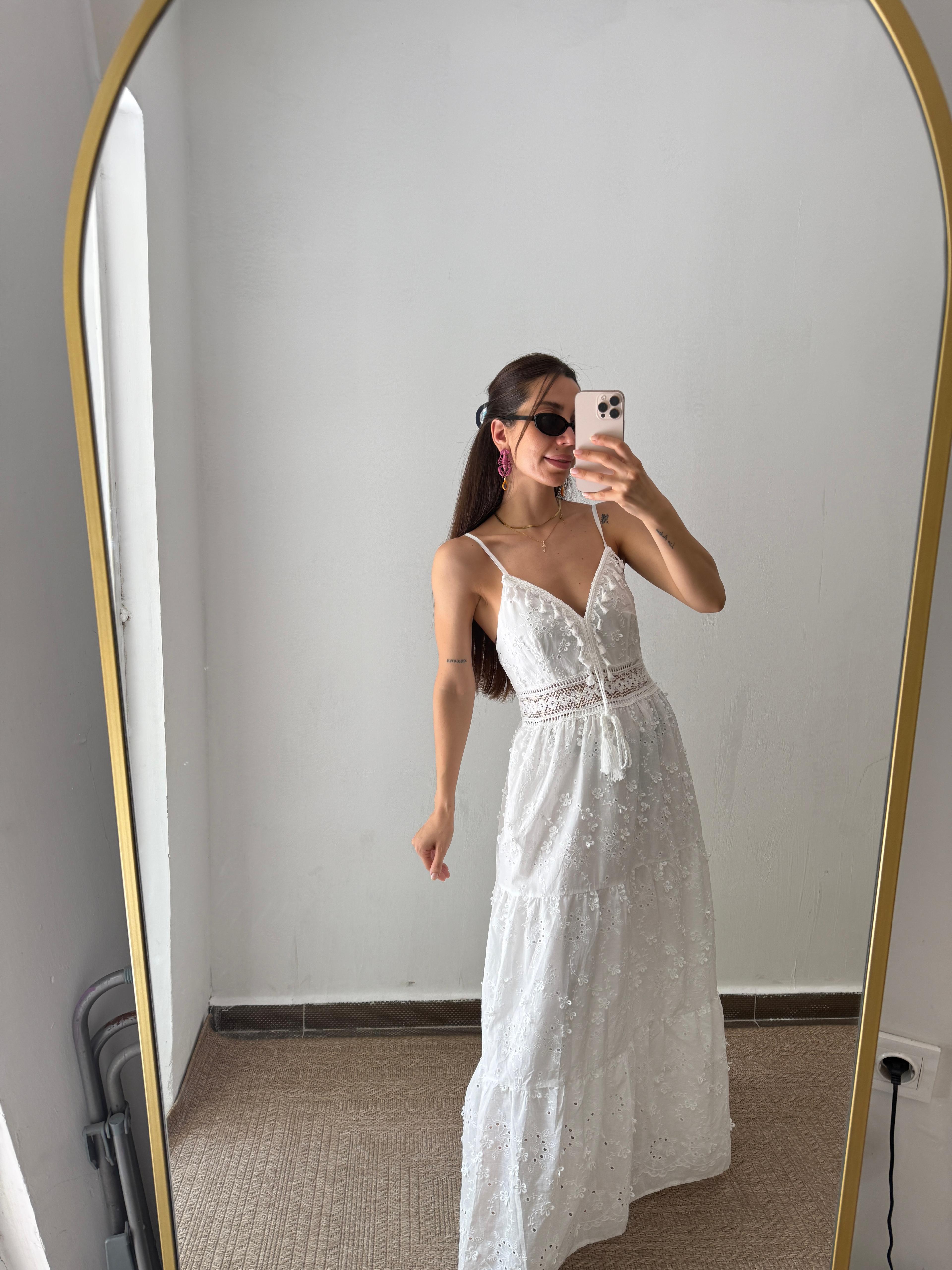 AMALFİ BEYAZ ELBİSE