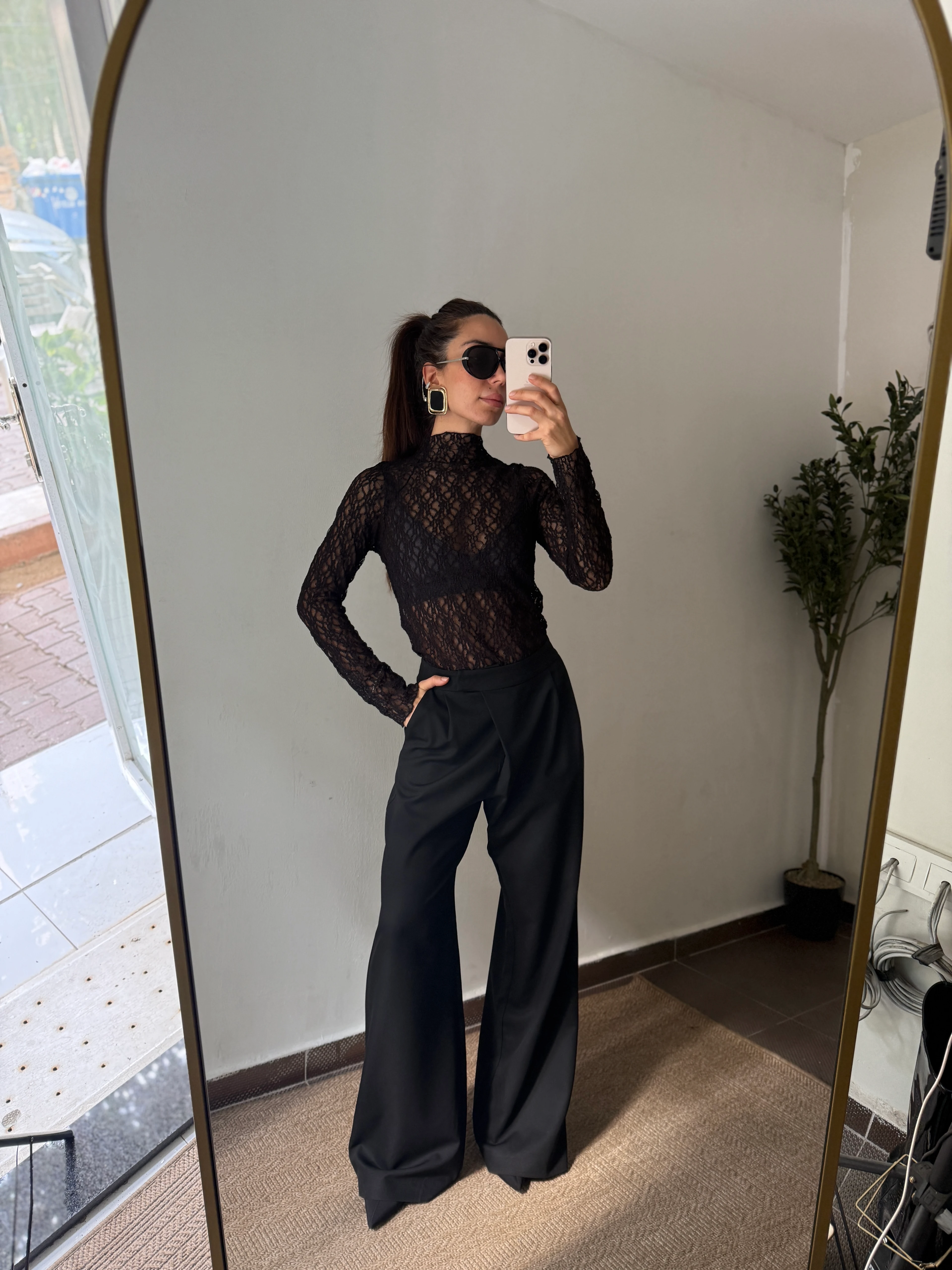 TASARIM ASİMETRİK PALAZZO PANTOLON