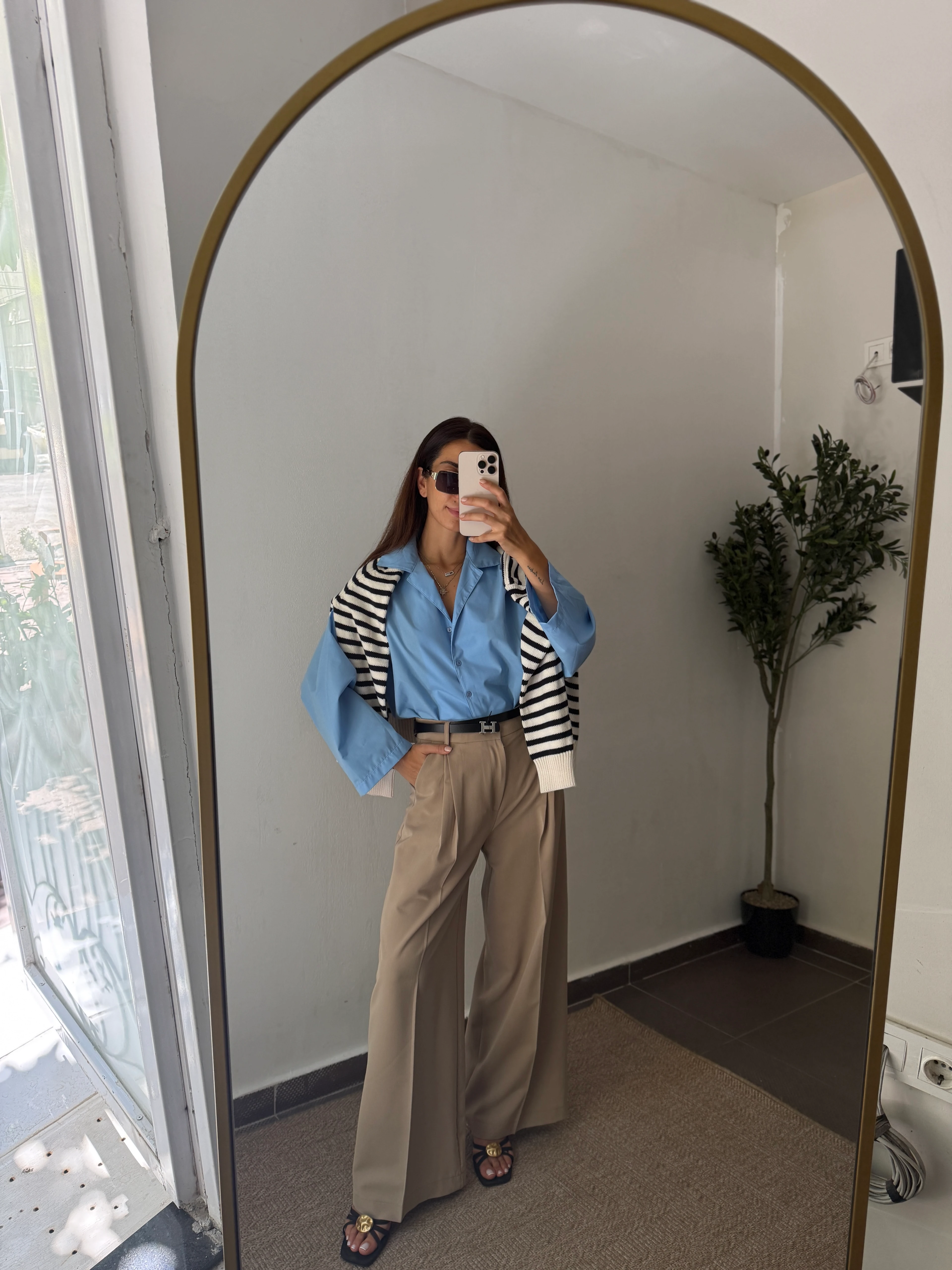 VİZON KISA PİLELİ PALAZZO 