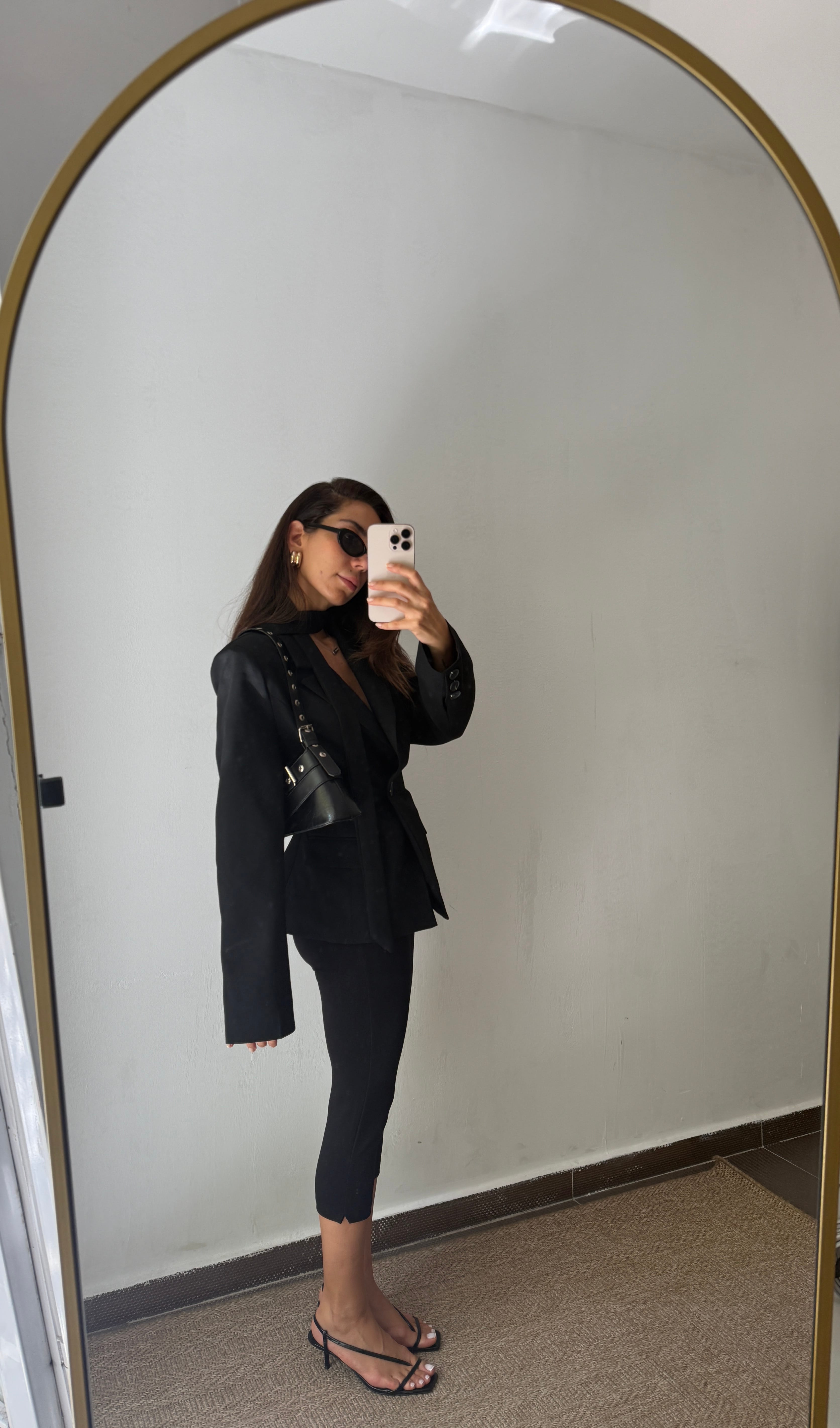 BELDEN OTURMALI FULARLI BLAZER 
