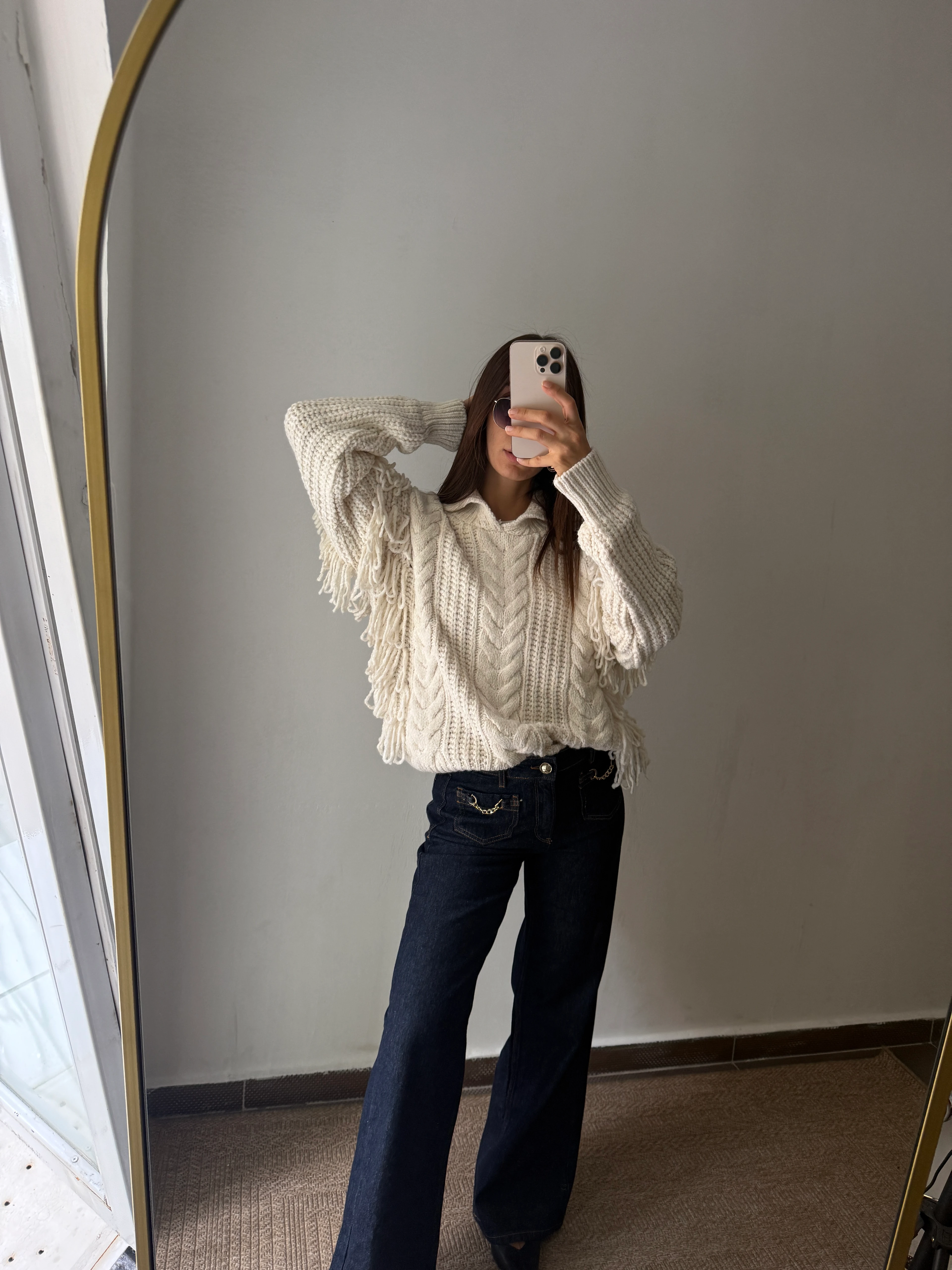 CEP DETAYLI ORTA BEL JEAN 