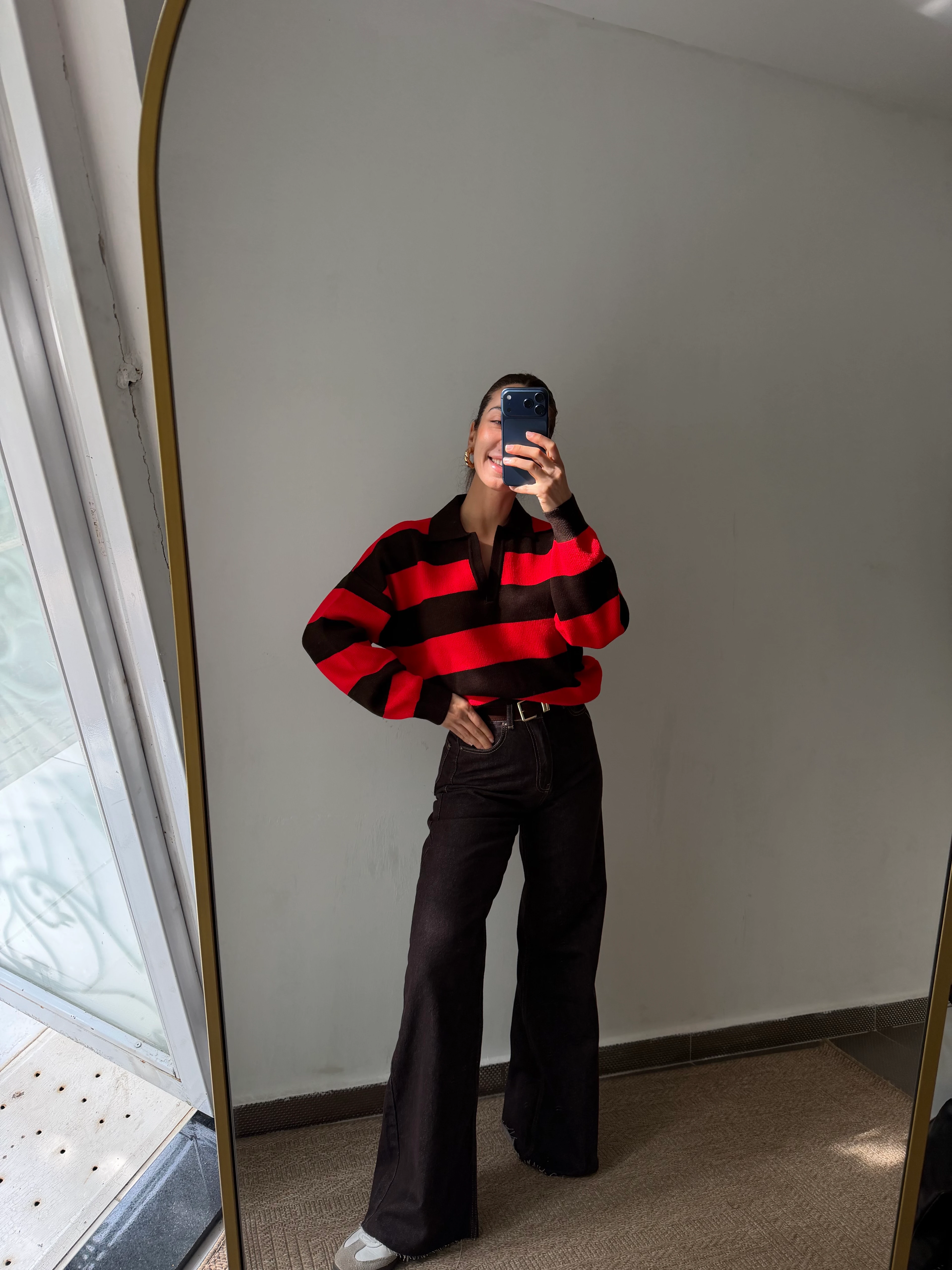 KALIN ÇİZGİLİ POLO YAKA 