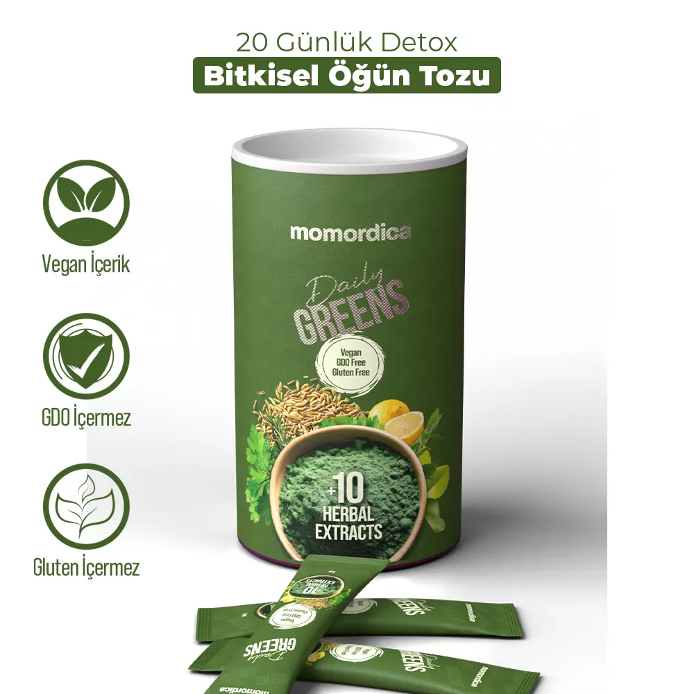 TWICEモモトレカ greenproject Momordica Daily Greens | Yeşillik & Detoks Karışımı - 20 Günlük