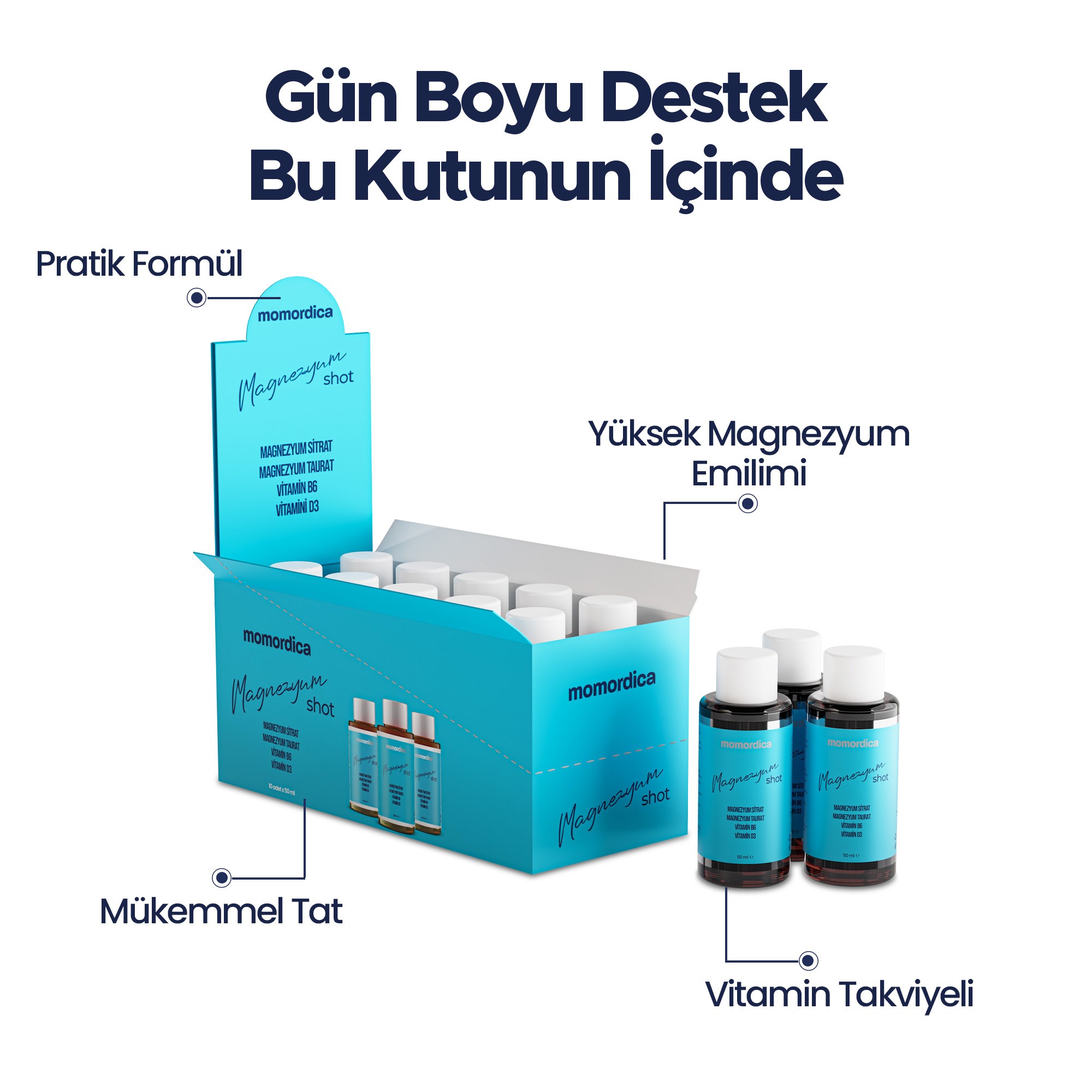 Magnezyum Shot -10 Adet