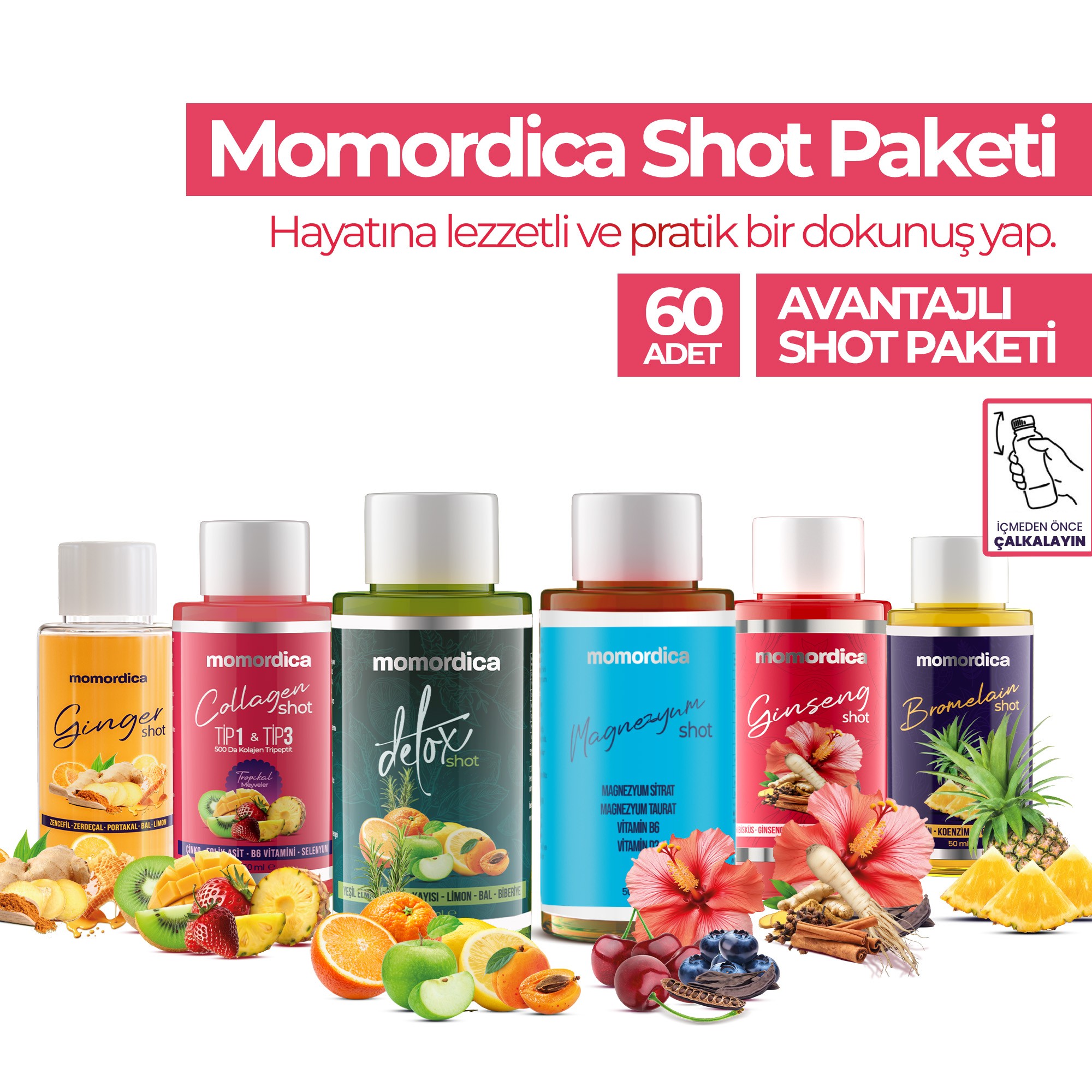 60'lı Mega Avantajlı Shot Paketi