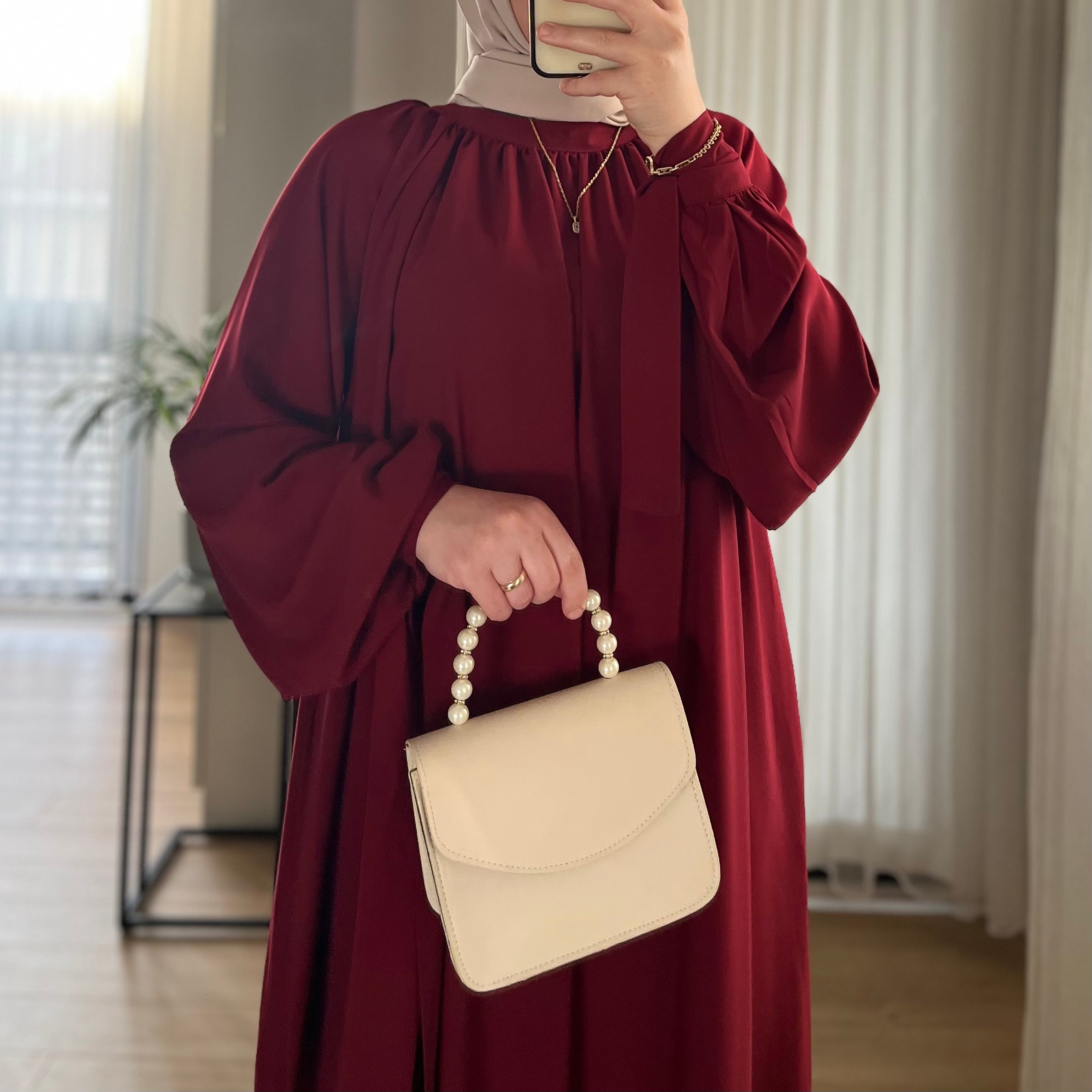 Zey Abaya Bordo