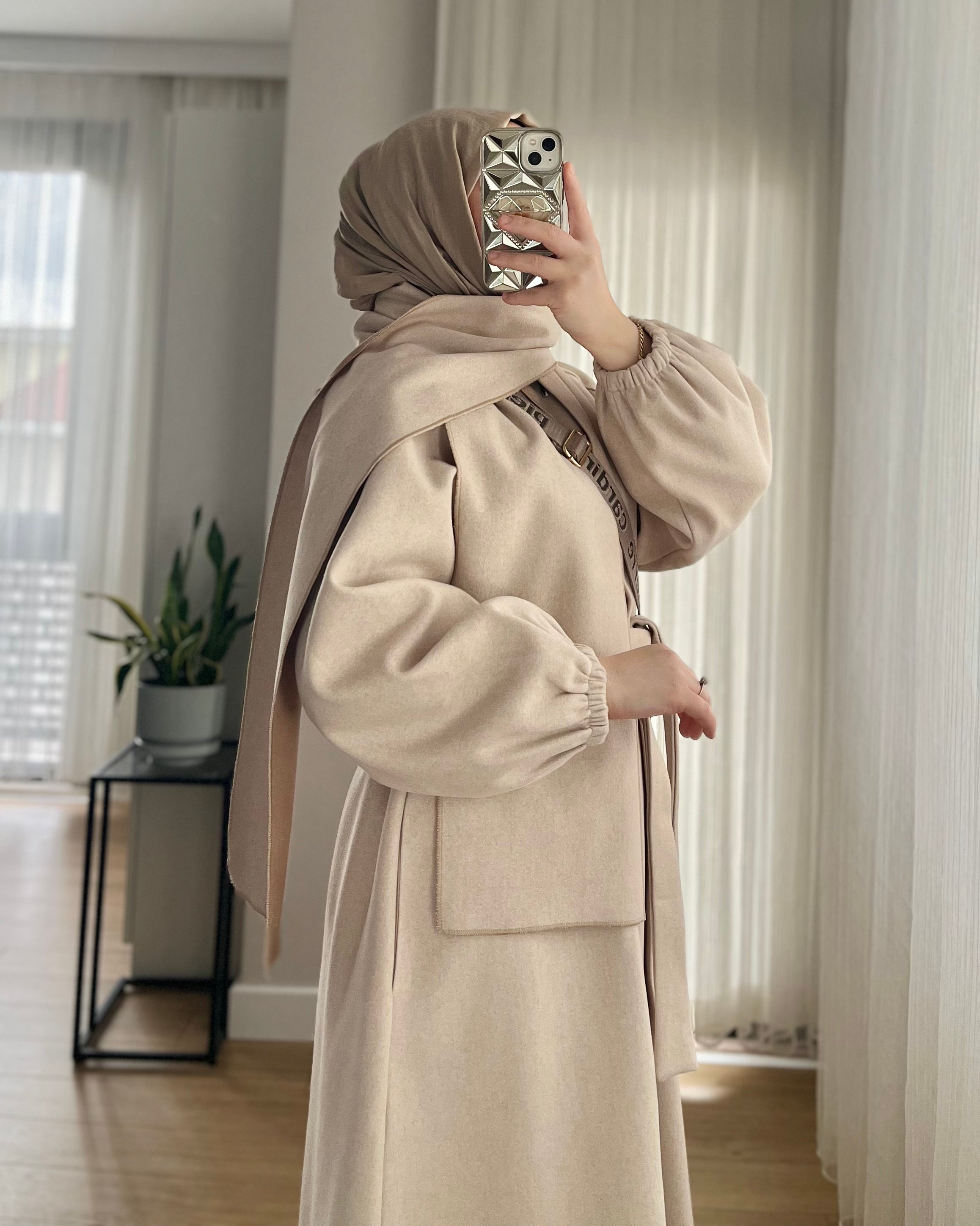 Mevlana Kaşmir Kaban+Atkı Hediyeli 