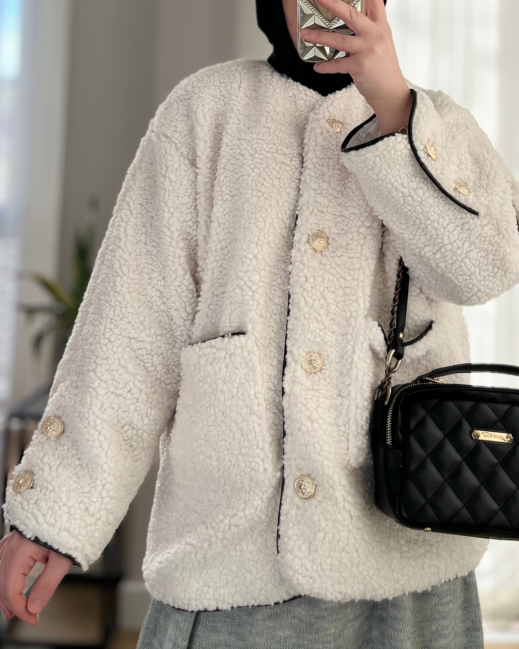 Astarlı Peluş Mont