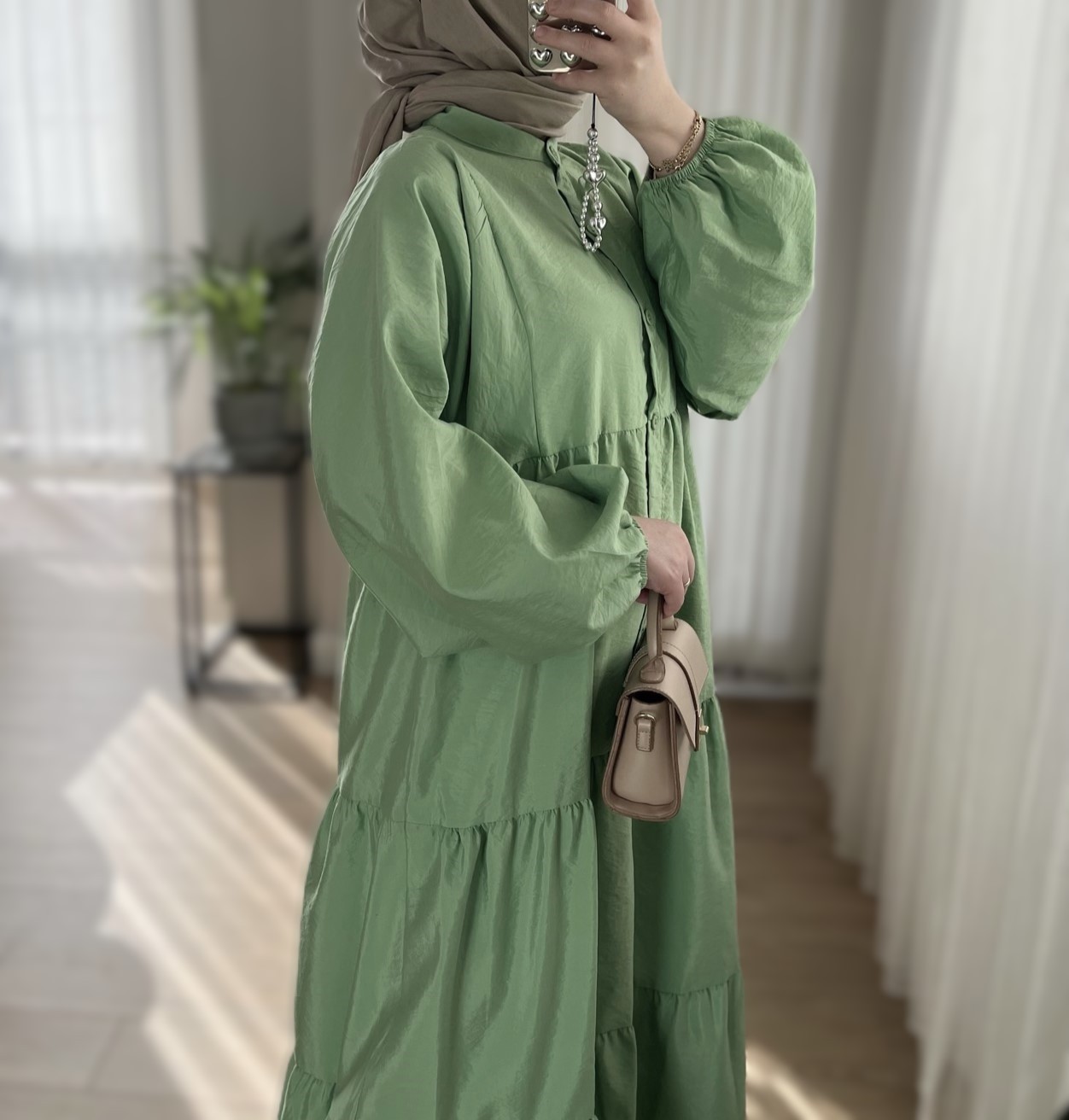 Yeşil Modal  Elbise