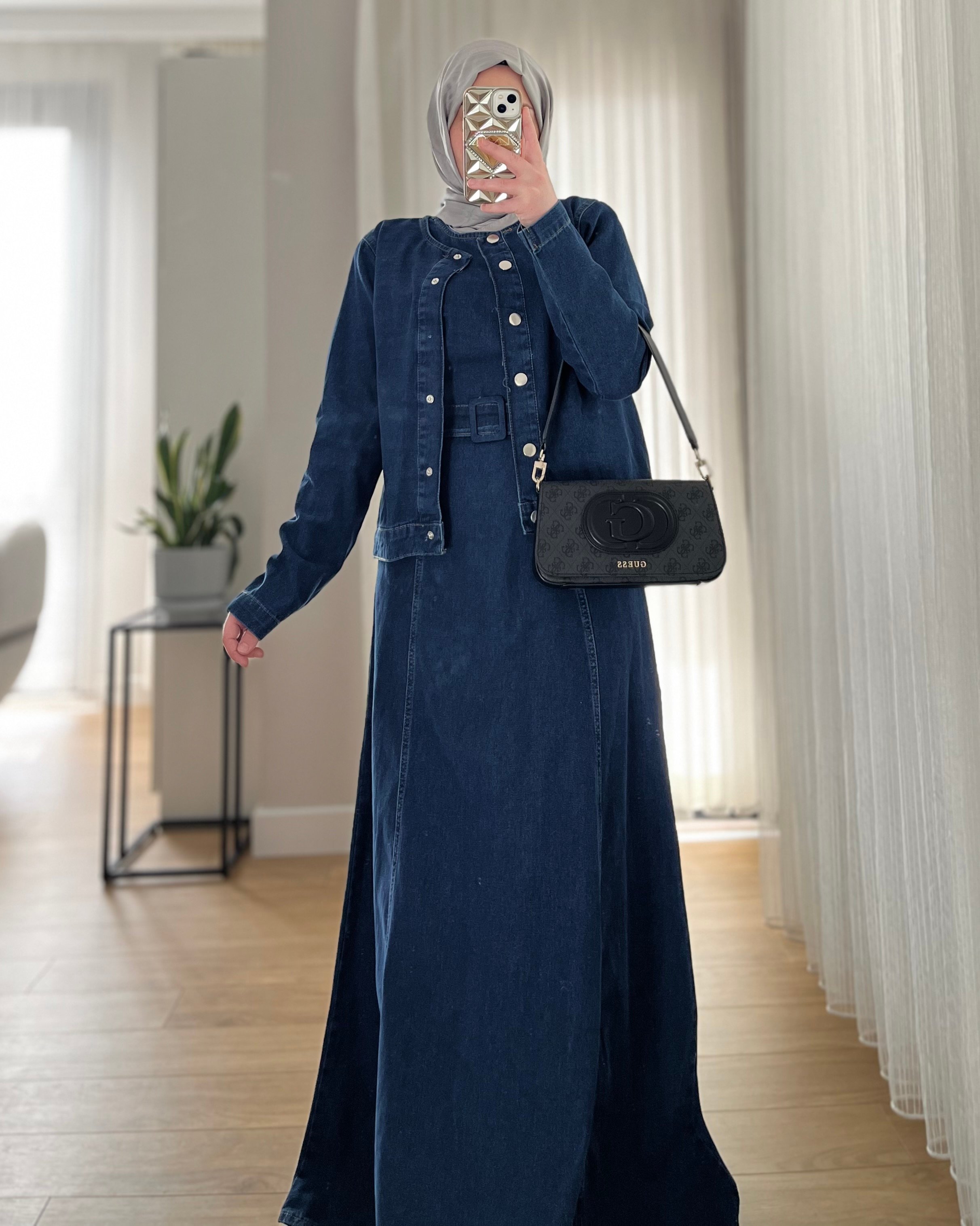 Jileli Denim Takım 