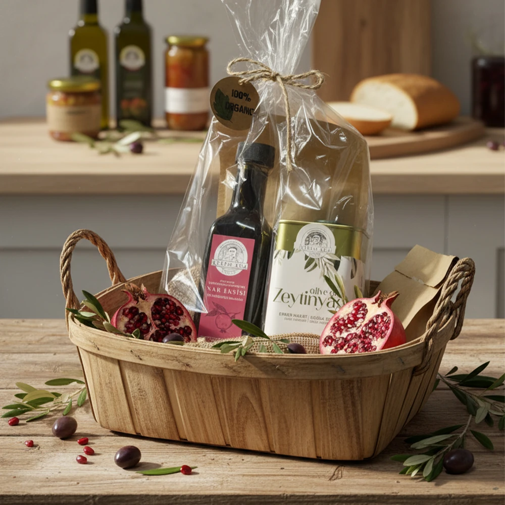 Üçlü Fırsat Paketi ( 750ml Zeytinyağı, 345gr nar ekşisi,35gr kekik)