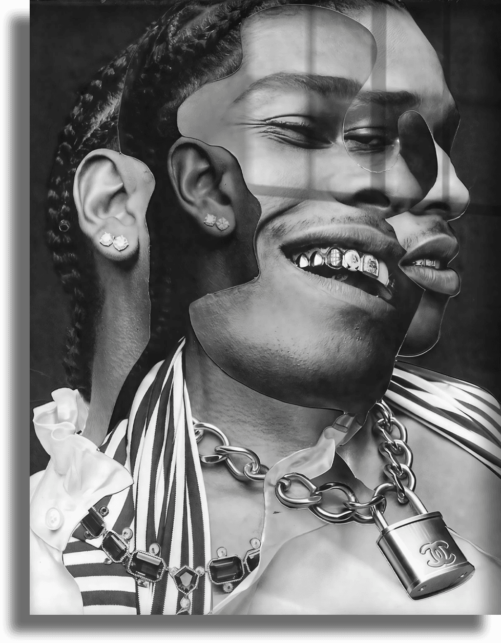 Asap Rocky Glitch Art