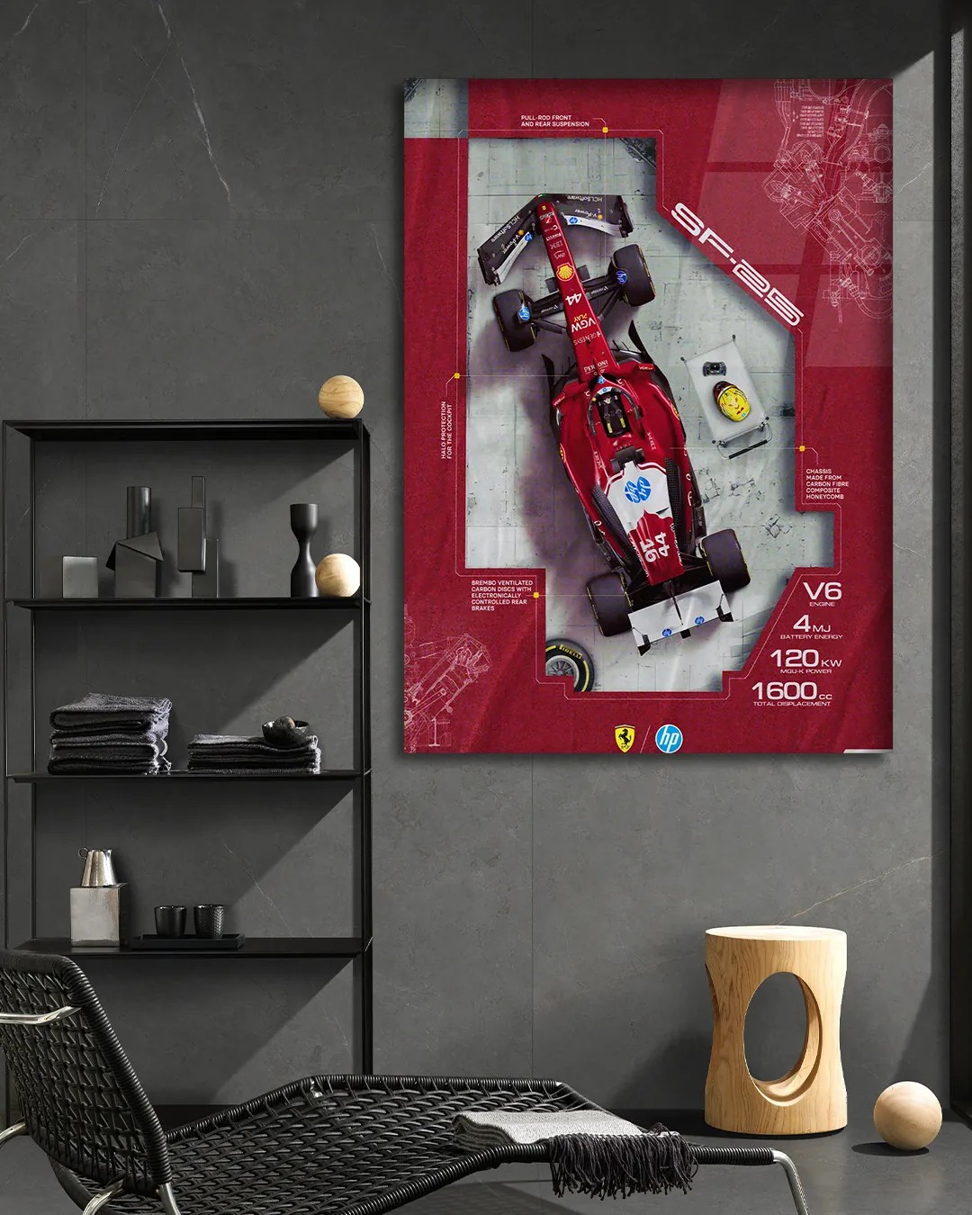  Ferrari SF-24 - Technical Blueprint Edition