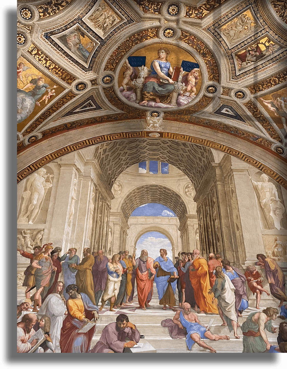 Raffaello Sanzio The School Of Athens ( Atina Okulu )