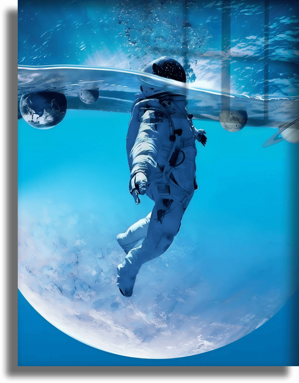 Astronot Evrenin Altında 