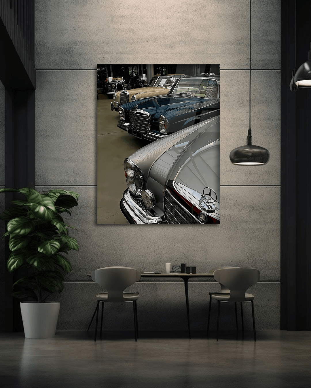 Klasik Araba Mercedes Benz Üçlemesi