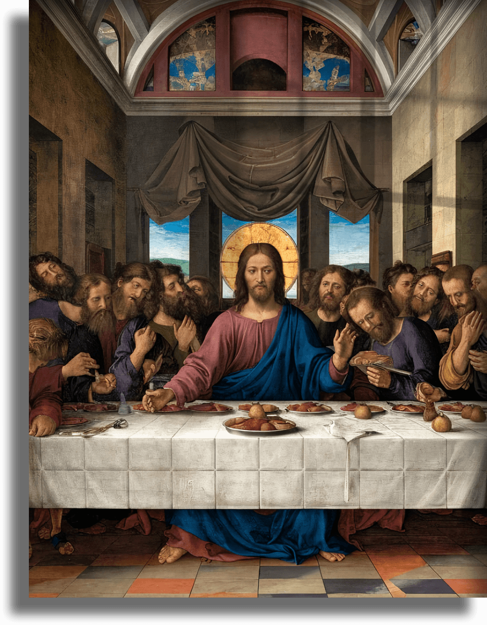 Leonardo Da Vinci - The Last Supper ( Son Akşam Yemeği )