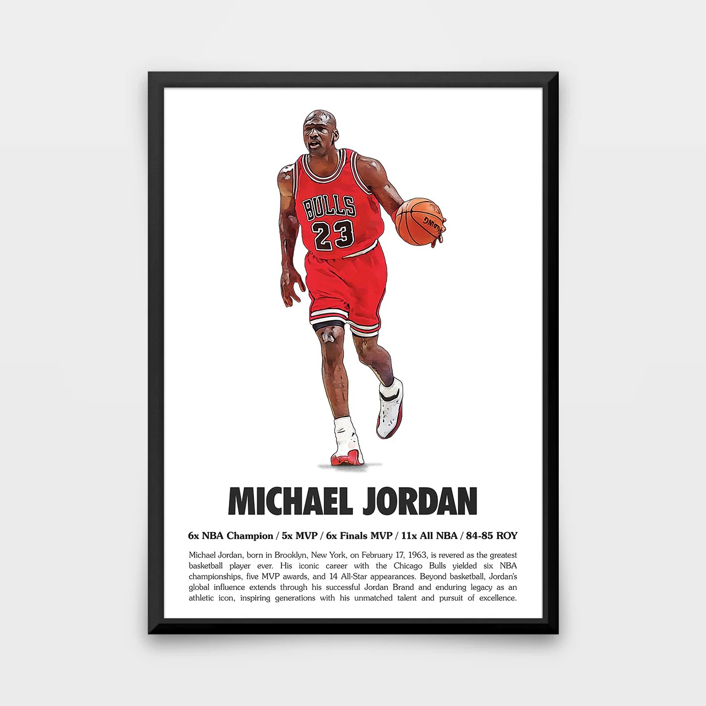 Michael Jordan Vintage Poster