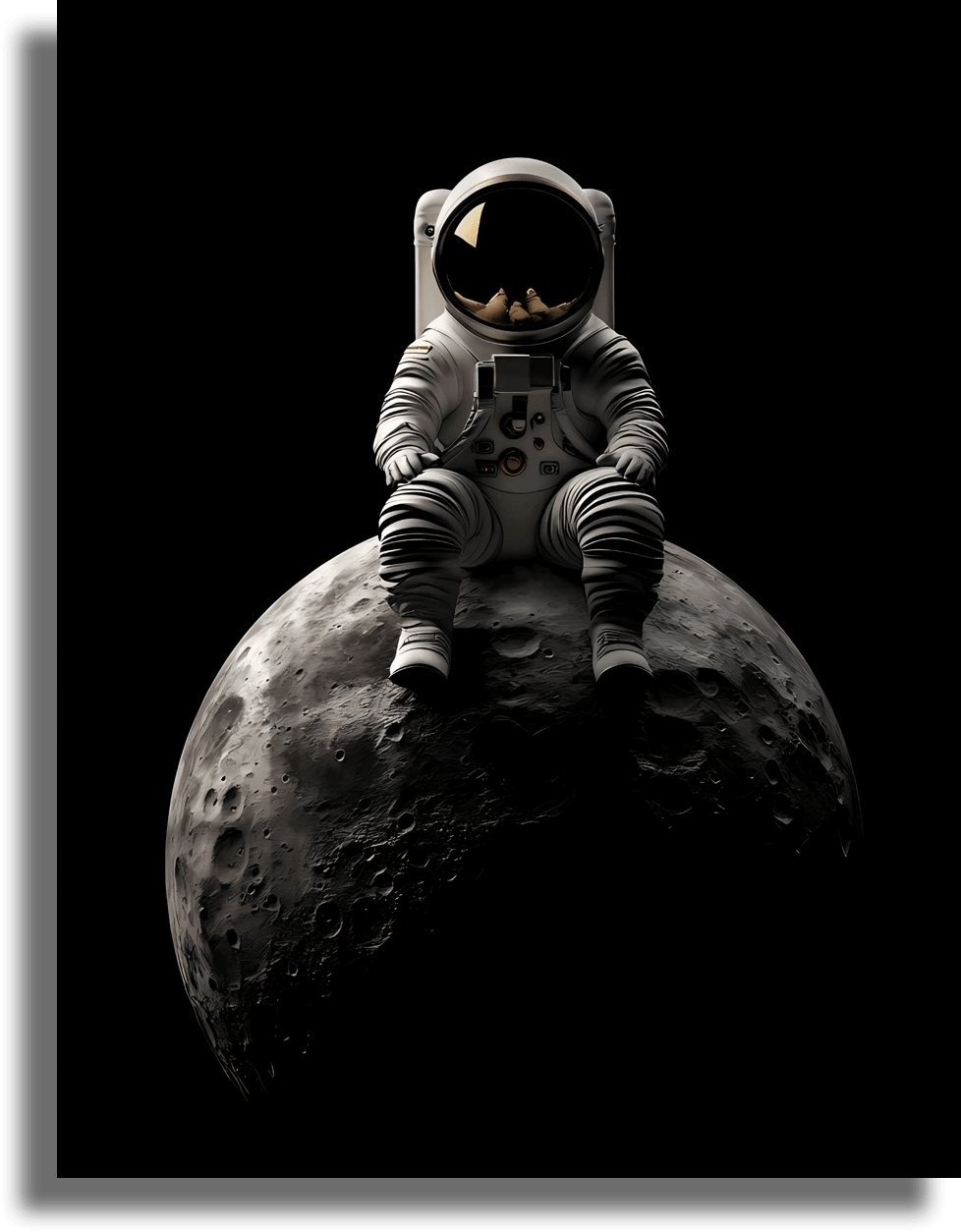 Ay Üzerinde Astronot 