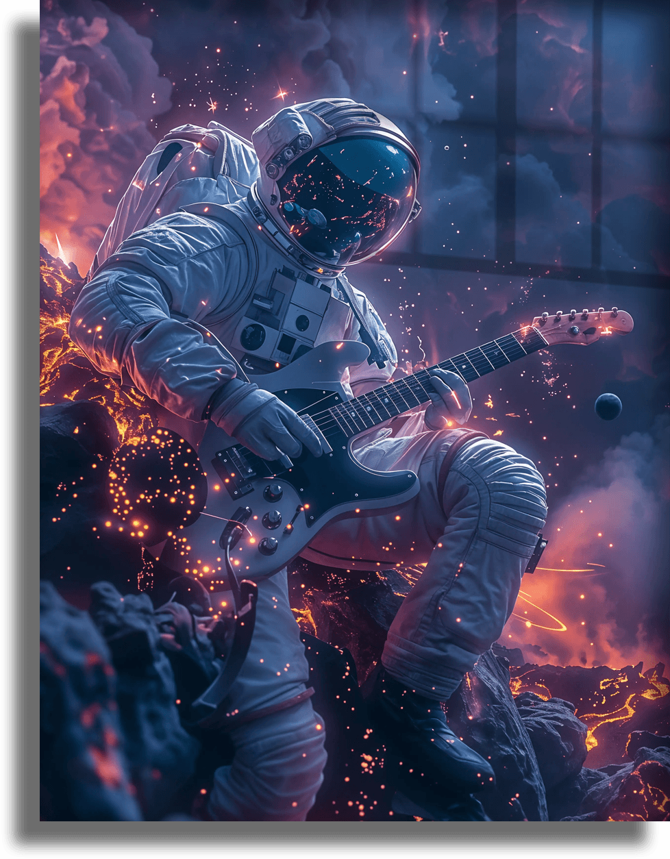 Gitar Çalan Astronot
