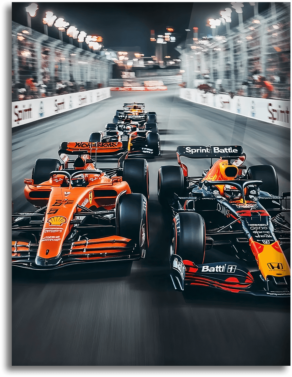F1 Max Verstappen vs Lando Norris - Sprint Showdown