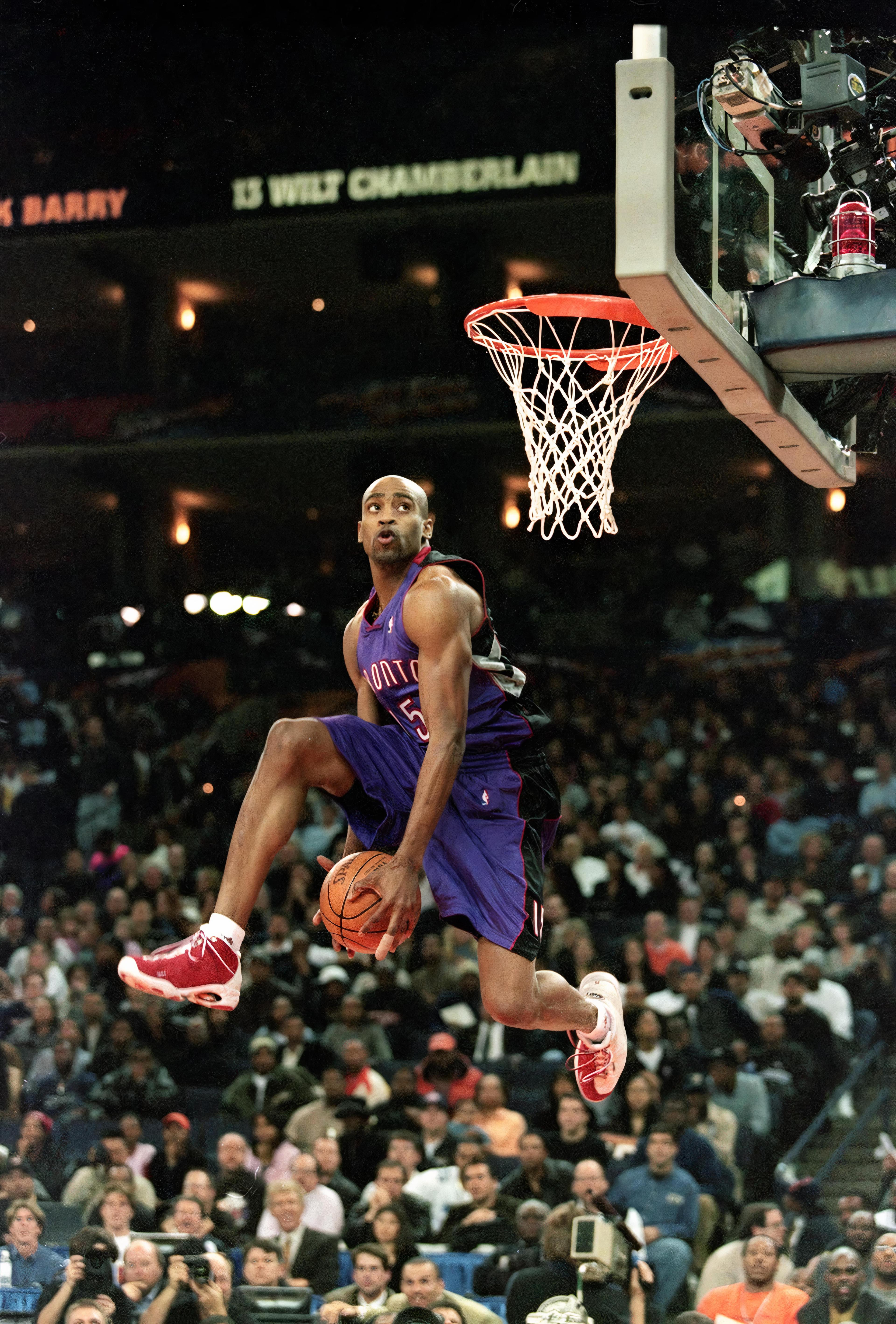 Vince Carter Behind The Leg Dunk