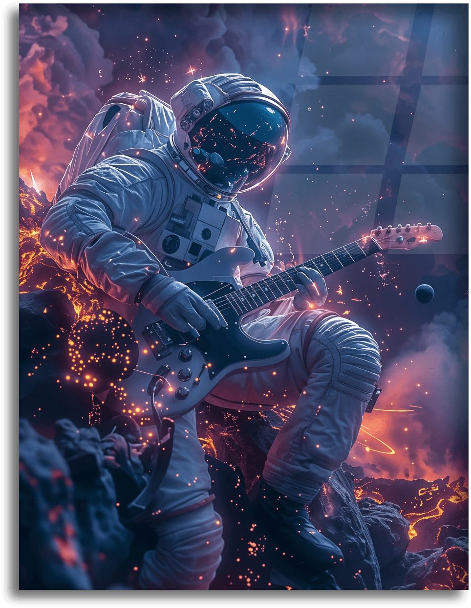 Astranout Plays Guitar
