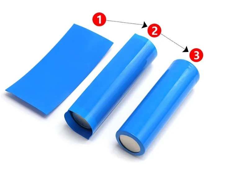 18650 TEKLİ PİL SHRİNK 30*72mm 50 ADET