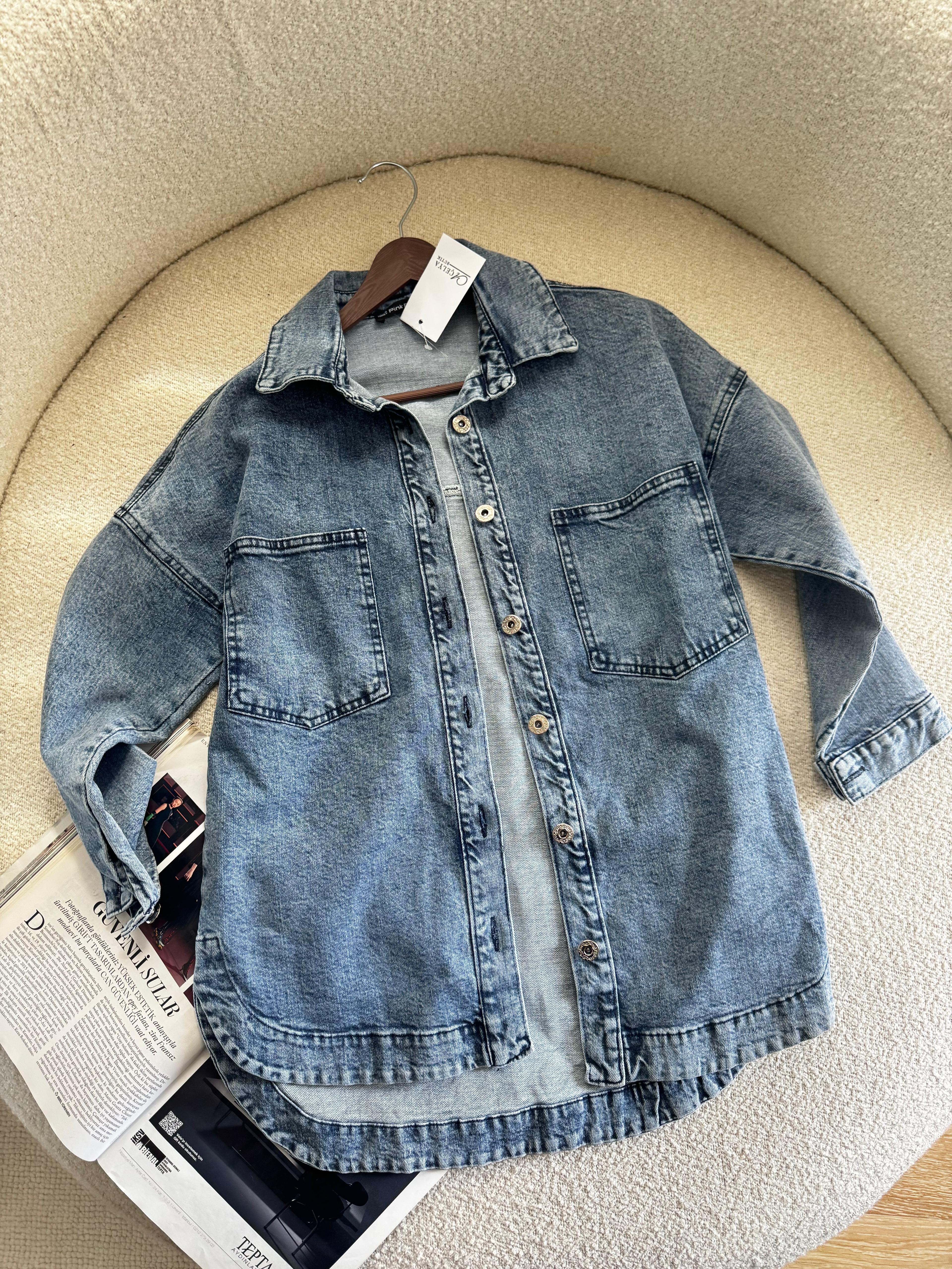Gömlek Model Denim Ceket