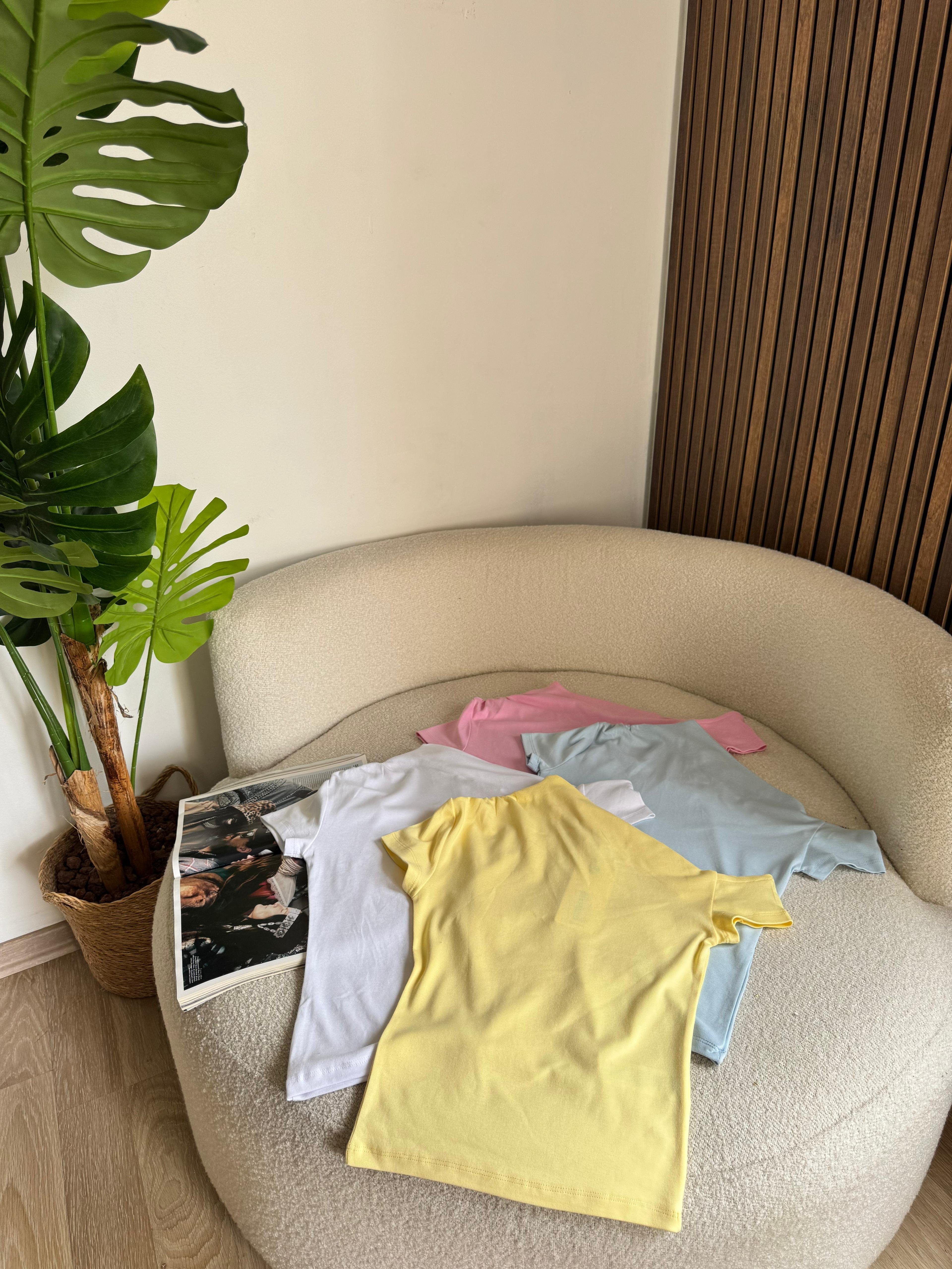 Kar-Düşük Omuz Pamuk Kumaş Body