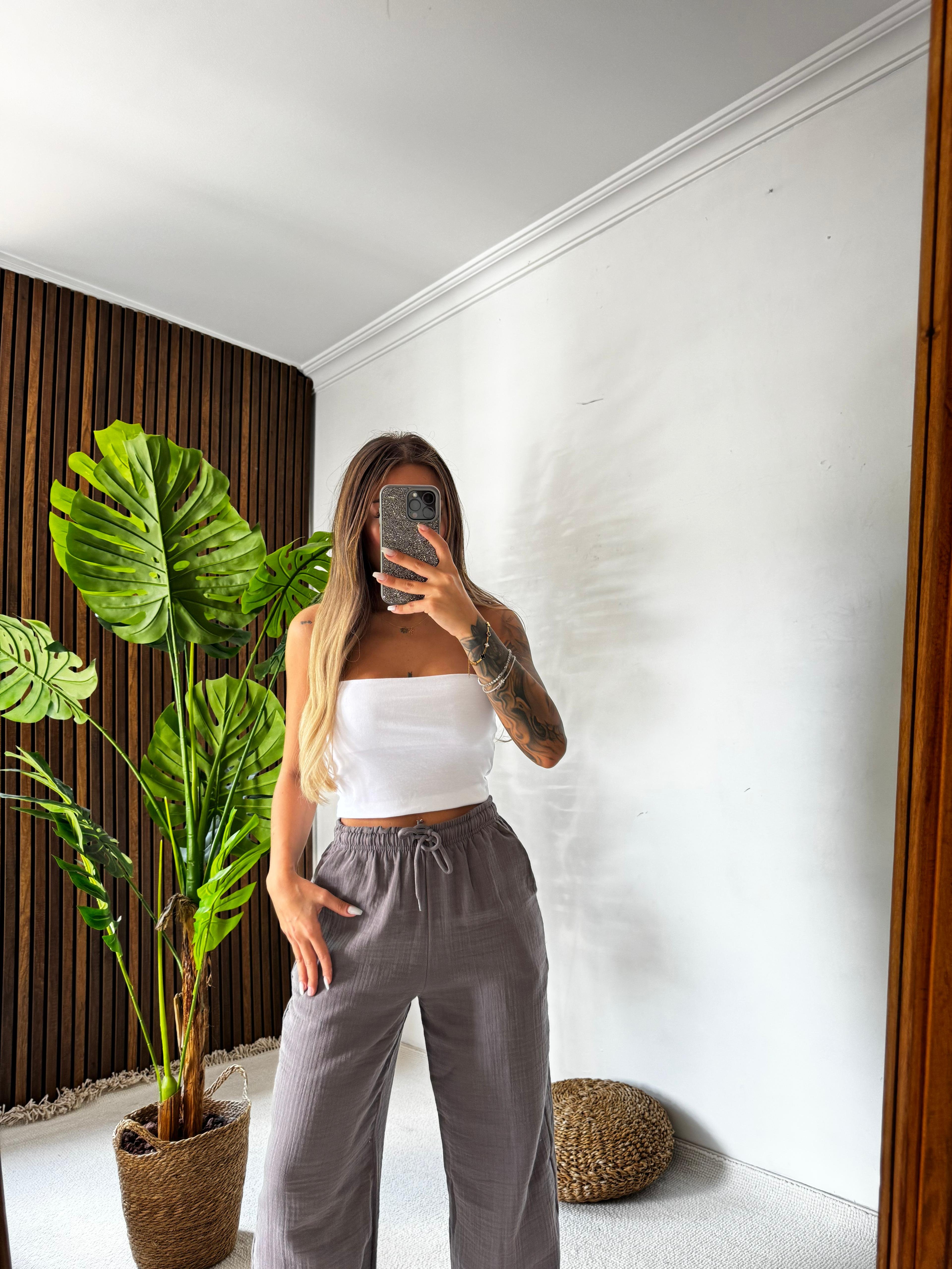Don Esnek Kumaş Crop Body 