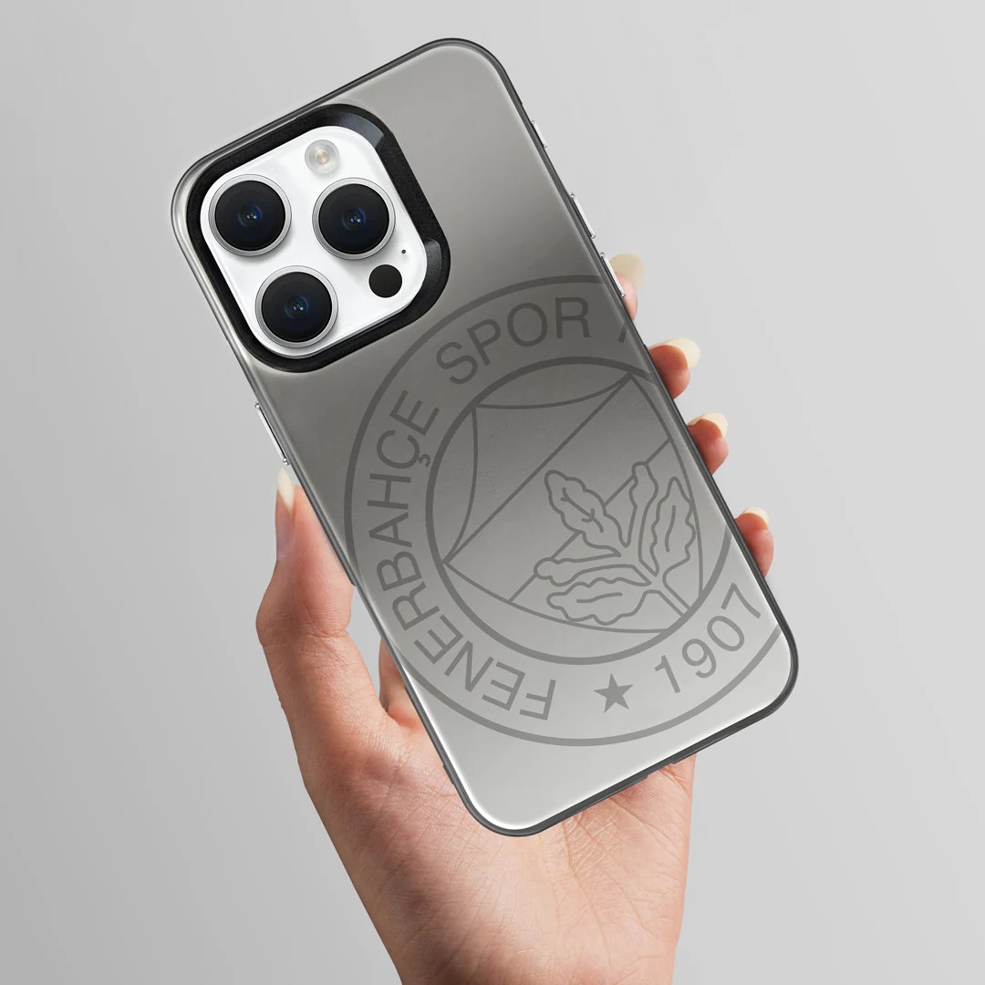 Fenerbahçe Premium Monochrome Büyük Logo Telefon Kılıfı