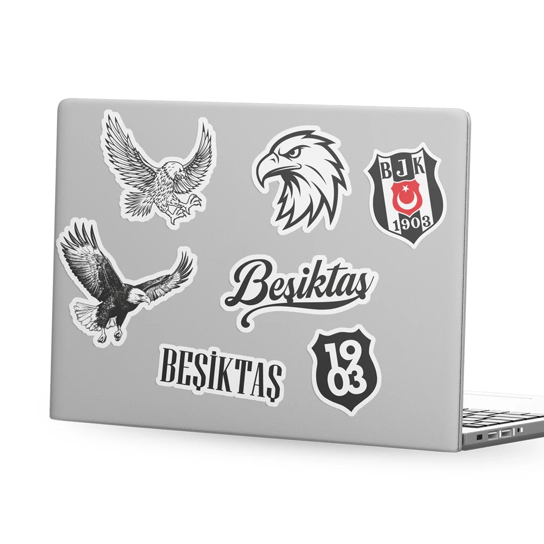 Beşiktaş Gri Sticker Paketi