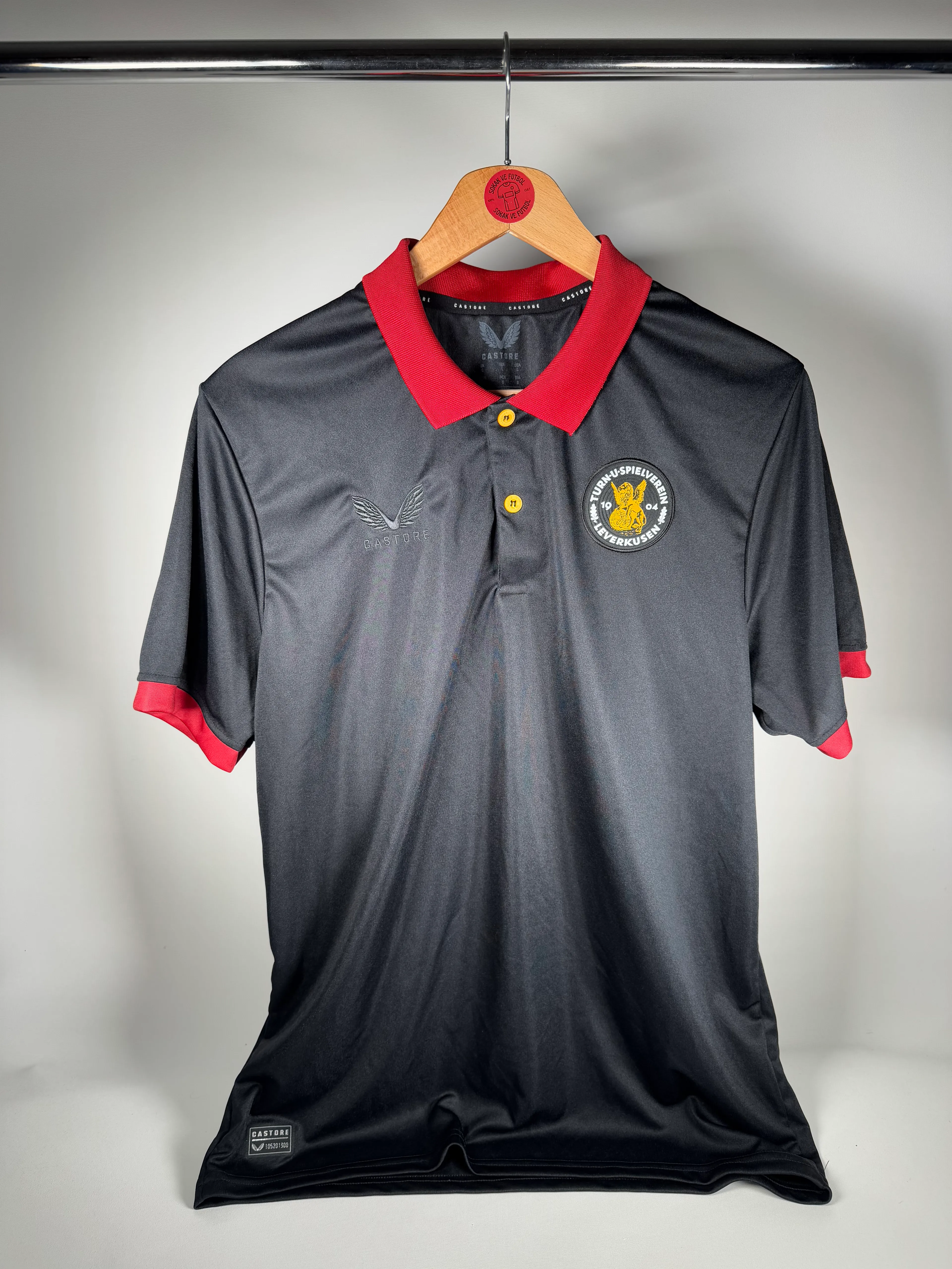 BAYER LEVERKUSEN 2024-2025 100. YIL ÖZEL POLO YAKA - XLARGE - LARGE