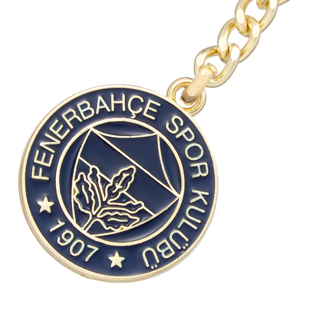 Fenerbahçe Tek Renk Arma Metal Anahtarlık