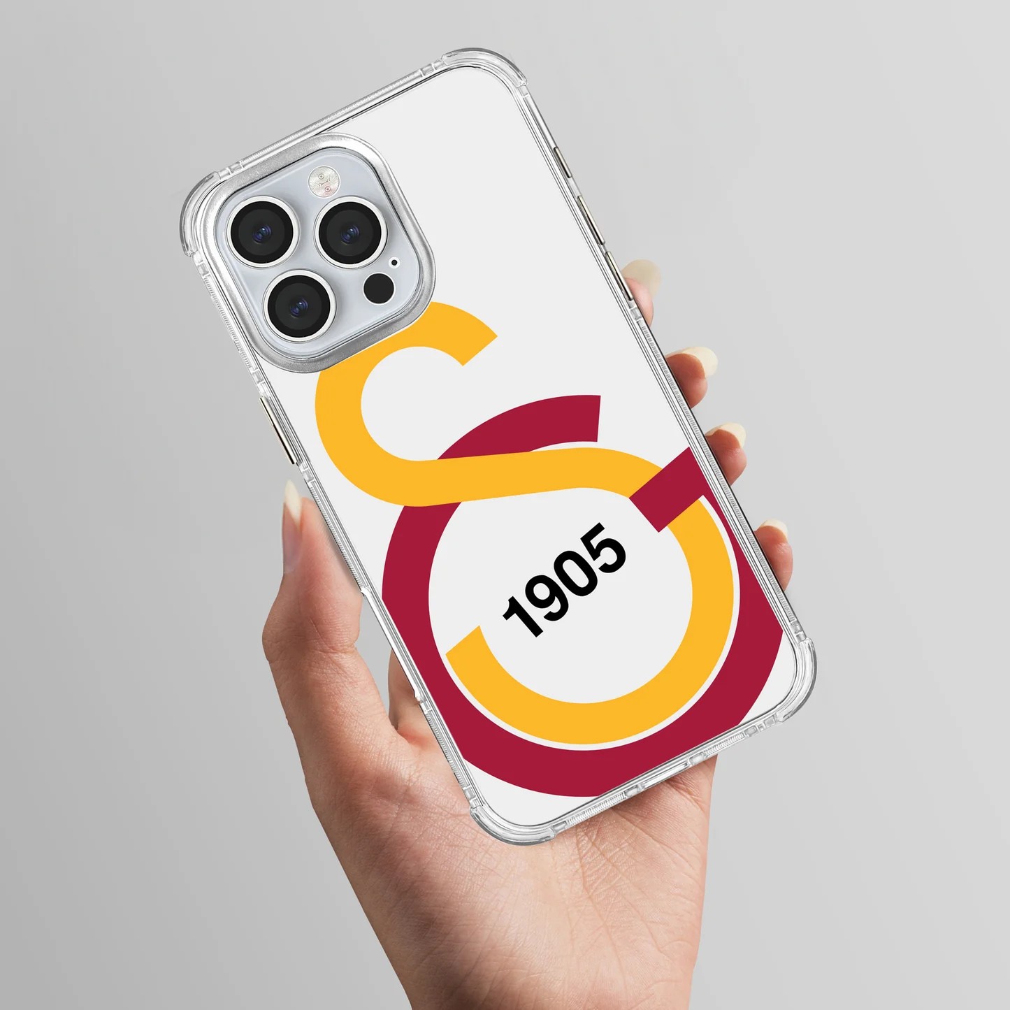 Galatasaray Büyük Logo Şeffaf Telefon Kılıfı